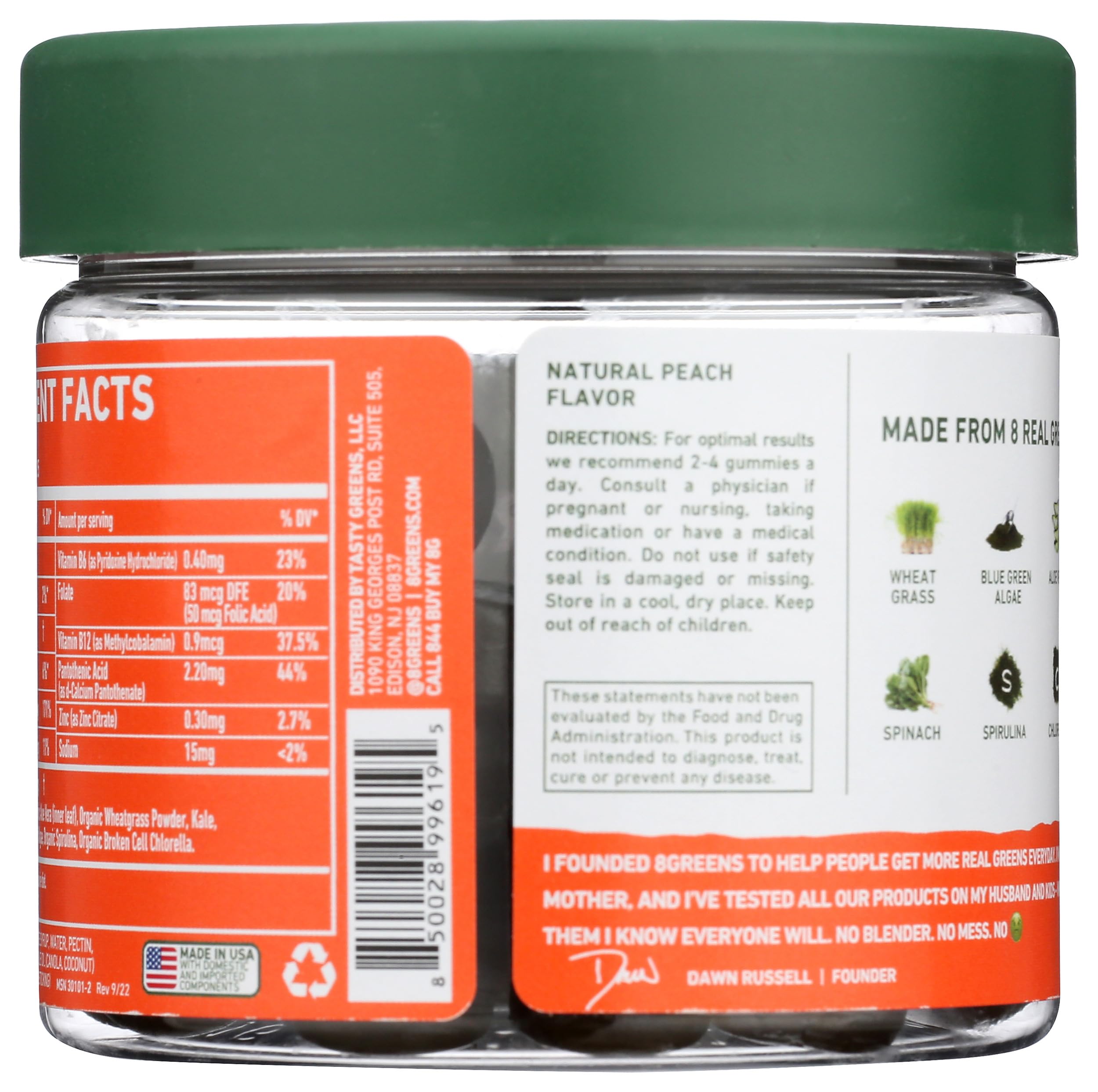 8Greens Daily Greens Gummies - Superfood Booster, Energy & Immune Support 8Greens buy supplements canada