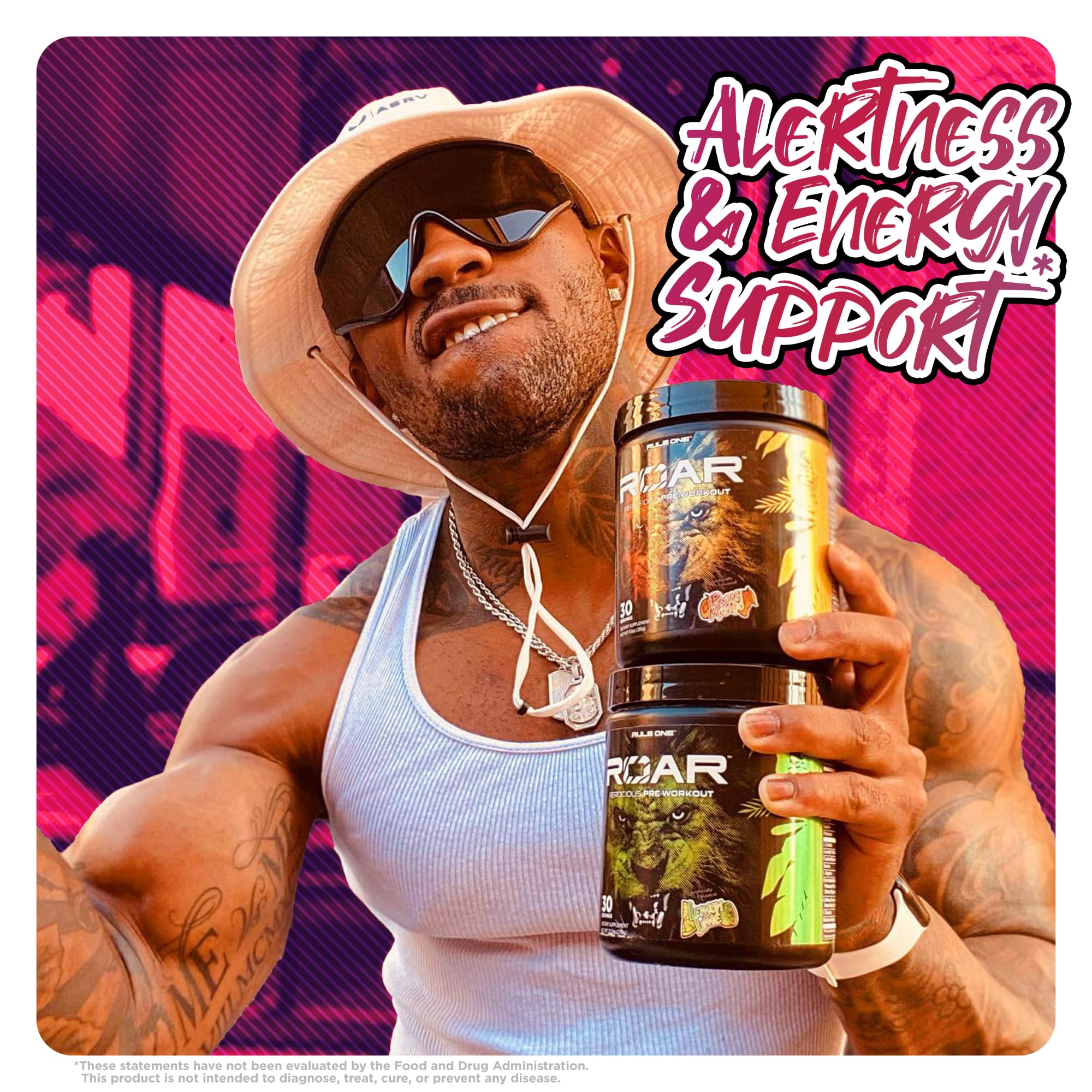 Rule 1 R1 Roar, Wild Grape - 10.05 oz - Pre-Workout Powder - with Creatine, Beta-Alanine Rule 1 Proteins buy supplements canada