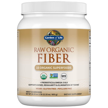 Garden Of Life Raw Organic Superfood Fiber for Constipation Relief, 1.77oz (803g) Powder Garden of Life buy supplements canada