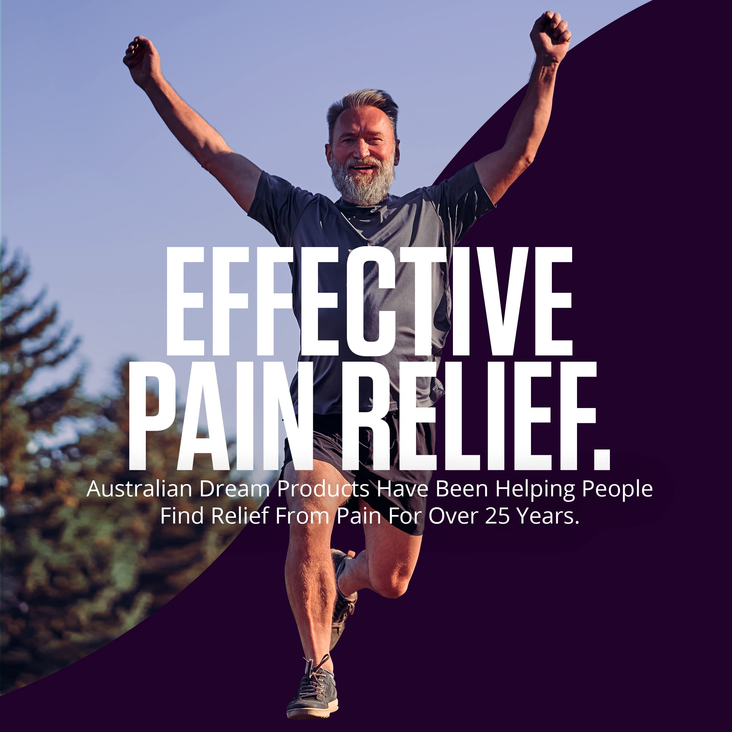 Australian Dream Arthritis Pain Relief Cream - Soothing & Non-Greasy - Powerful Topical Arthritis Pain Relief - Good for Muscle Aches or Joints - 4 oz Jars (2 Pack) Australian Dream buy supplements canada