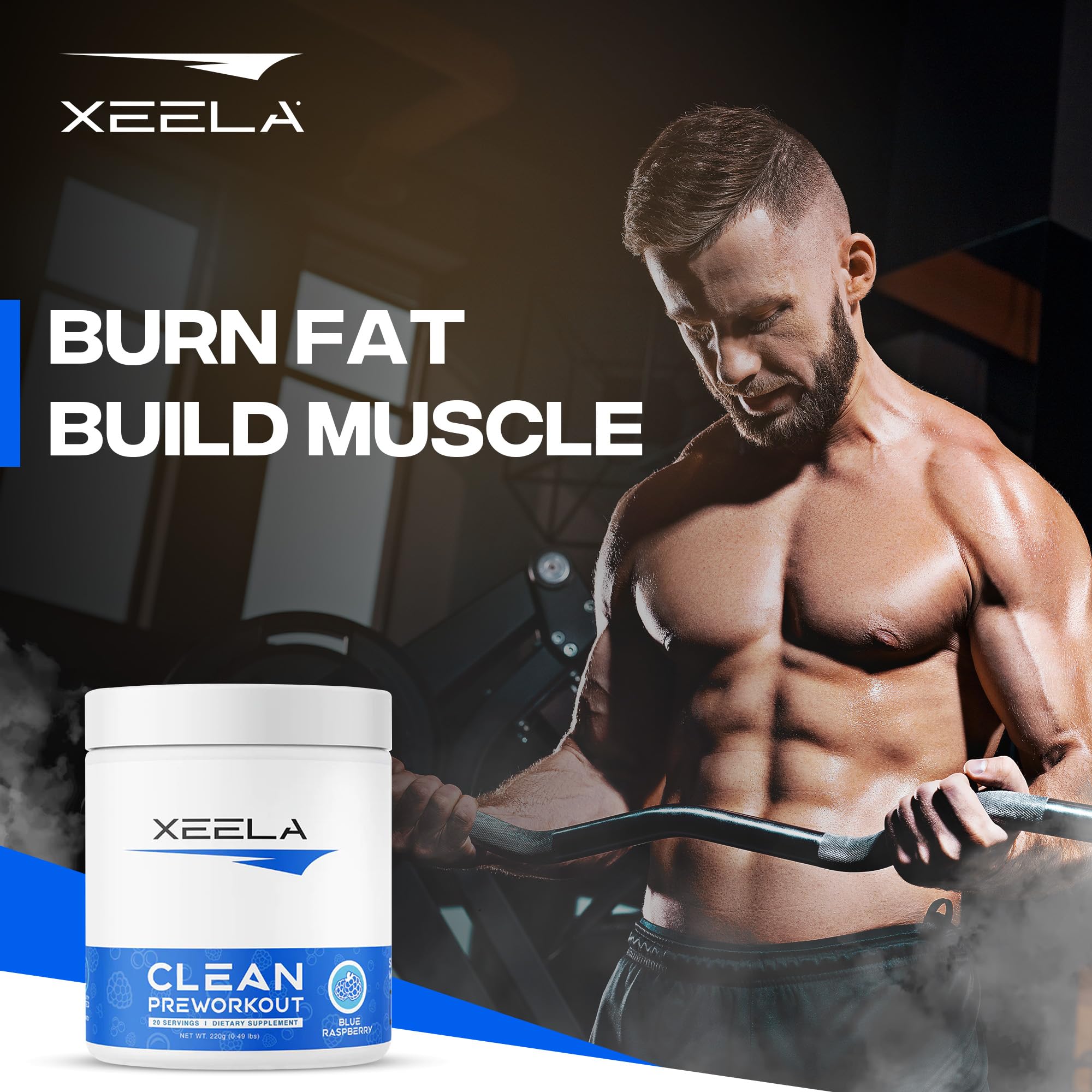 XEELA Organic Pre Workout Powder: Clean Preworkout for Men & Women, with Flavored XEELA buy supplements canada