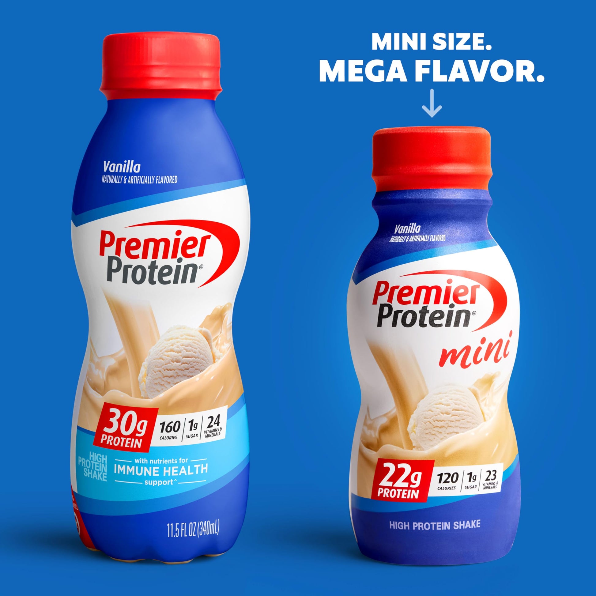 Premier Protein Shake MINIs, Vanilla, 22g Protein, 120 Calories, 1g Sugar, 8.75fl oz Premier Protein buy supplements canada