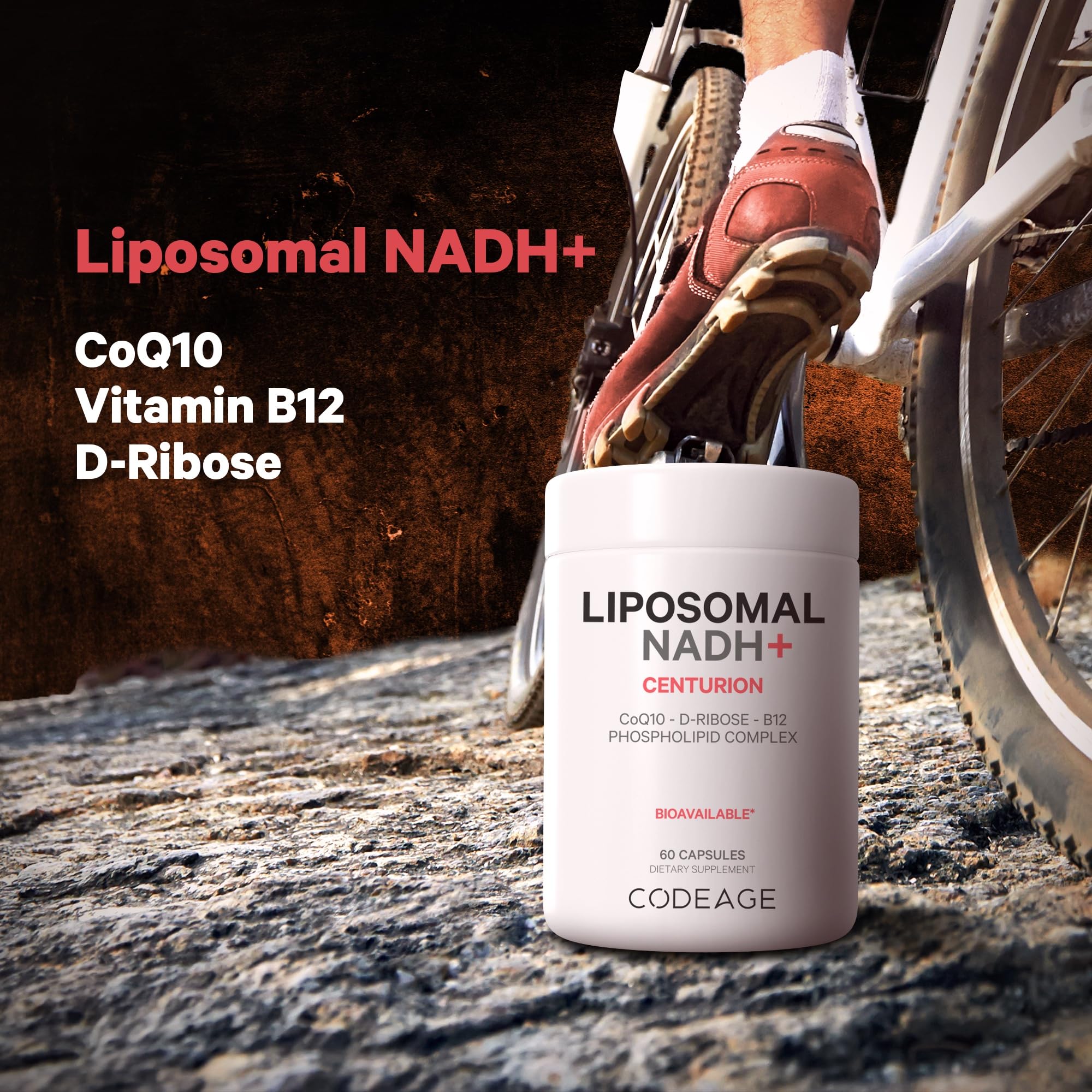 Codeage Liposomal NADH+ Supplement - CoQ10 - Vitamin B12 - D-Ribose Bioenergy Codeage buy supplements canada