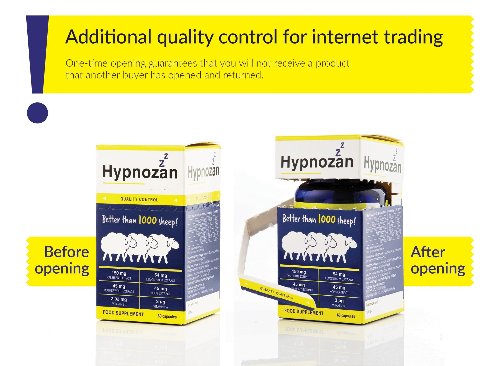 Hypnozan. 60 Easy Nights in Every Pack - 60 Capsules, Just One Before Bed. Natural Vox pharmaceutica buy supplements canada