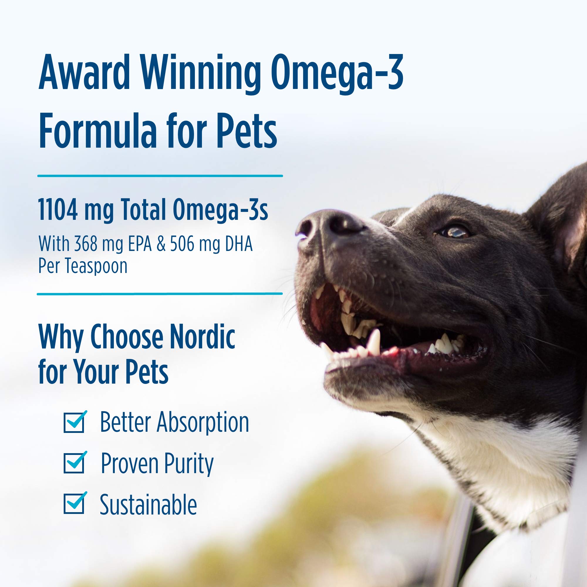 Nordic Naturals Pet Cod Liver Oil, Unflavored - 16 oz - 1048 mg Omega-3 Per Teaspoon - Fish Oil for Dogs with EPA & DHA - Promotes Skin, Coat, & Immune Health Nordic Naturals buy supplements canada