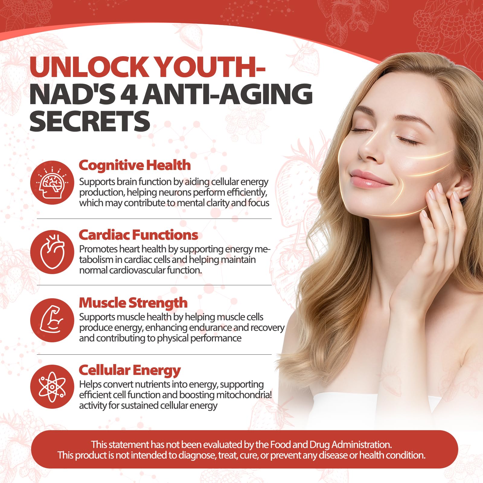 Zooone NAD+ Liquid Supplement 1000mg, Nicotinamide Riboside & Resveratrol, Extra Strength Berry Flavor Drink Mix for Energy, Focus & Anti-Aging -30 Pack Zooone buy supplements canada