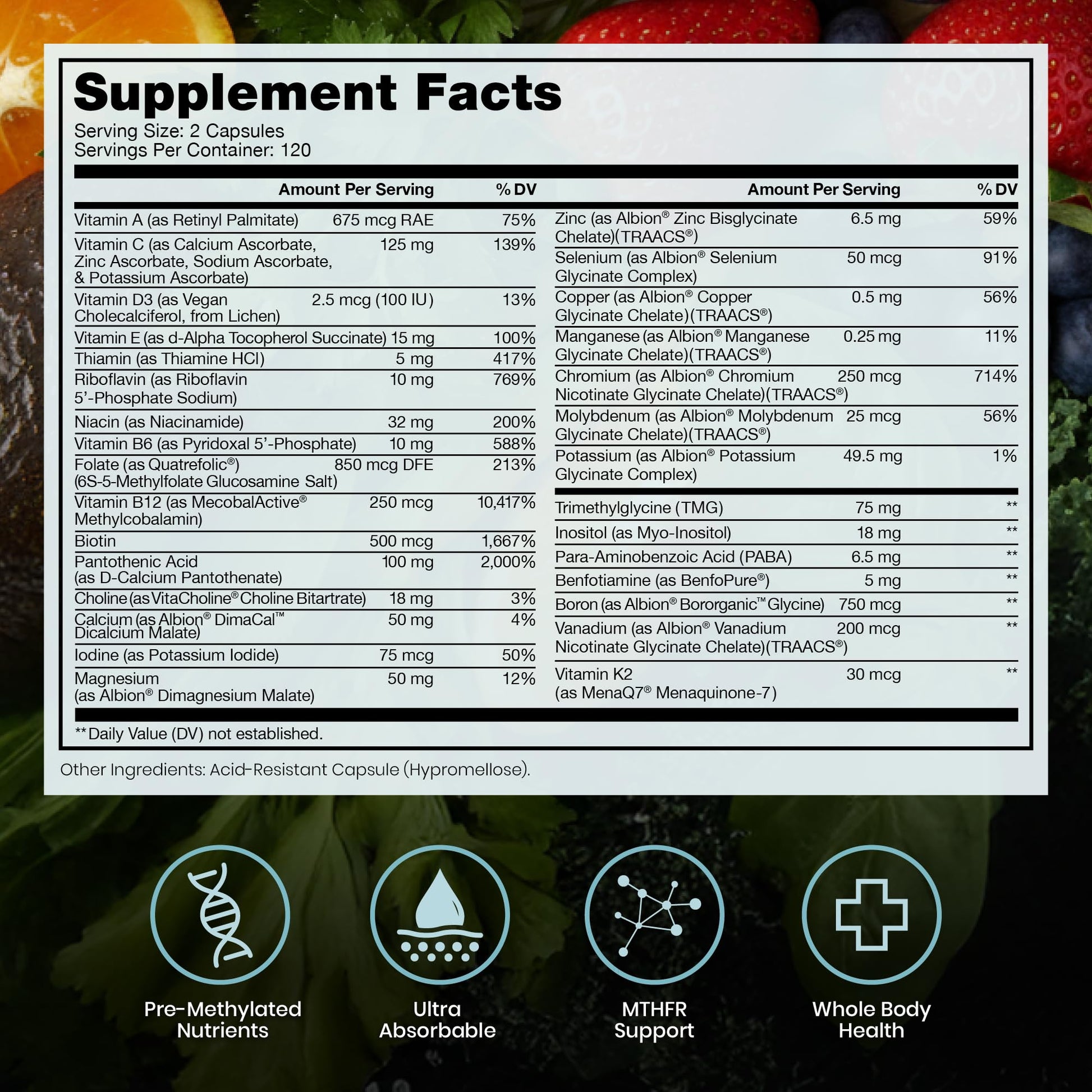 Pure Therapro Rx Methylated Multivitamin for Men and Women | Made in USA | Methyl Multi Without Iron Methyl B12 & Methylfolate Pure Therapro Rx buy supplements canada