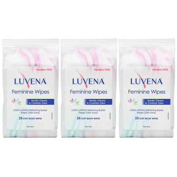 Luvena Feminine Wipes - Soft Wet Wipes for Women - Refresh & Resist Odor - Gynecologist Tested LUVENA buy supplements canada