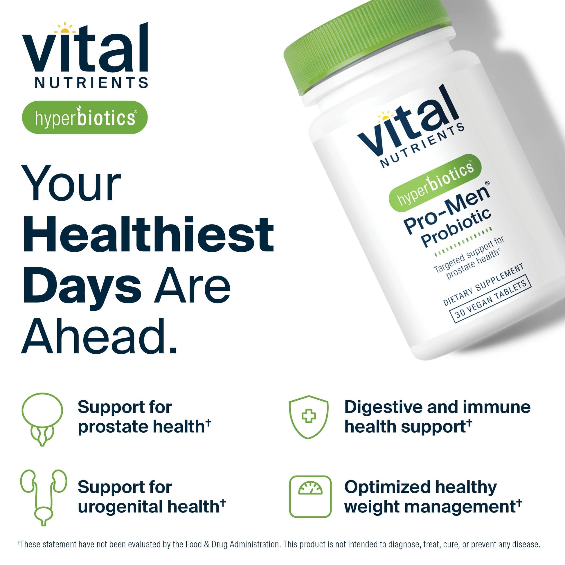Hyperbiotics Vital Nutrients Pro Men Probiotics | Advanced Probiotics for Men | Clinically Studied for Prostate Health, Digestive Balance and Gut Health* Hyperbiotics buy supplements canada