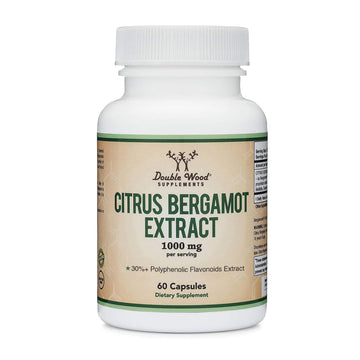Citrus Bergamot Supplement, 1000mg, 60 Capsules - Supports Healthy Cholesterol & Triglyceride Levels - 1,000mg Servings Double Wood Supplements buy supplements canada