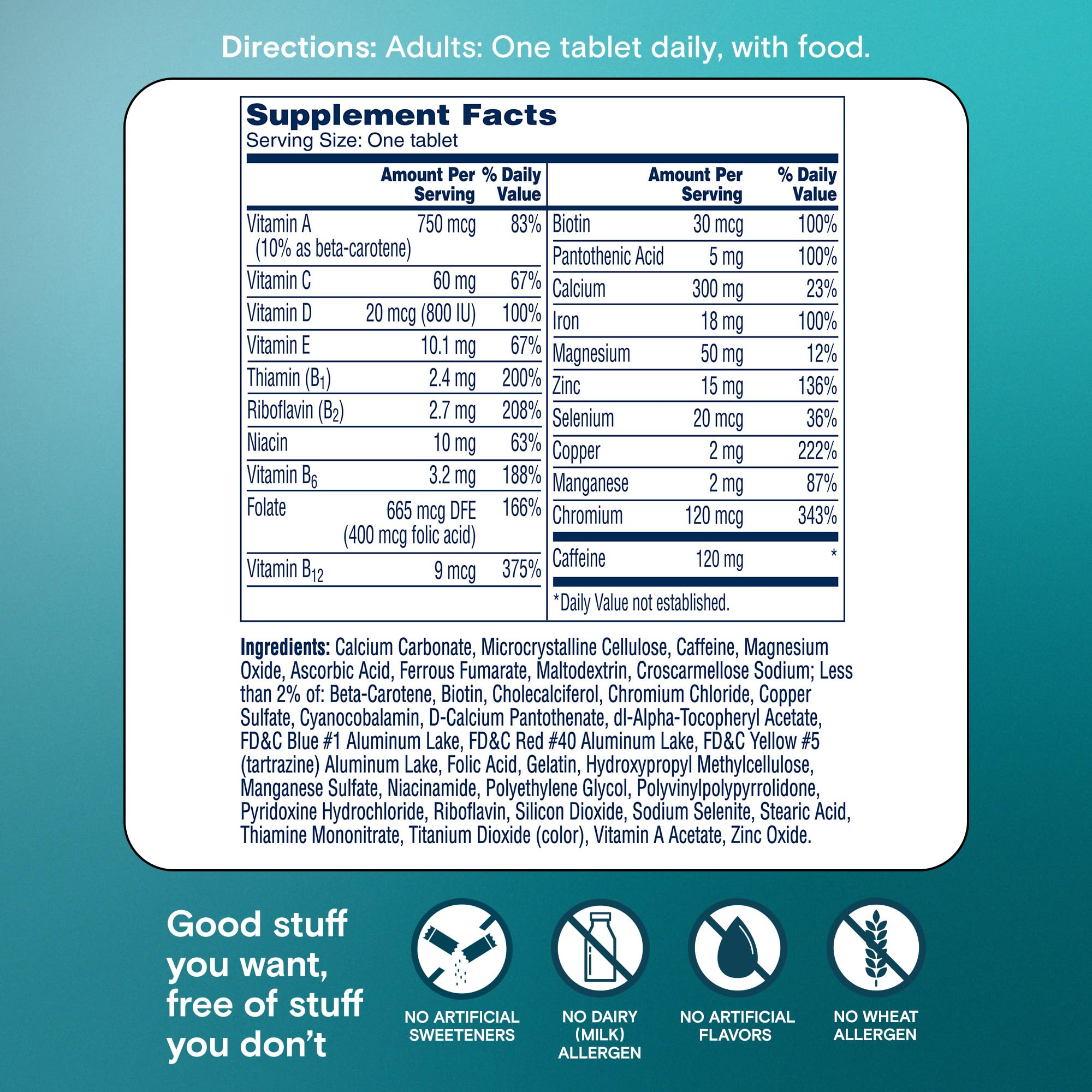 One A Day Women's Active Metabolism Daily Essential, Multivitamin for Women, Metabolism Support, Vitamins for Women with All 8 B-Vitamins, Vitamin D, Magnesium & More,120 Count ONE A DAY buy supplements canada