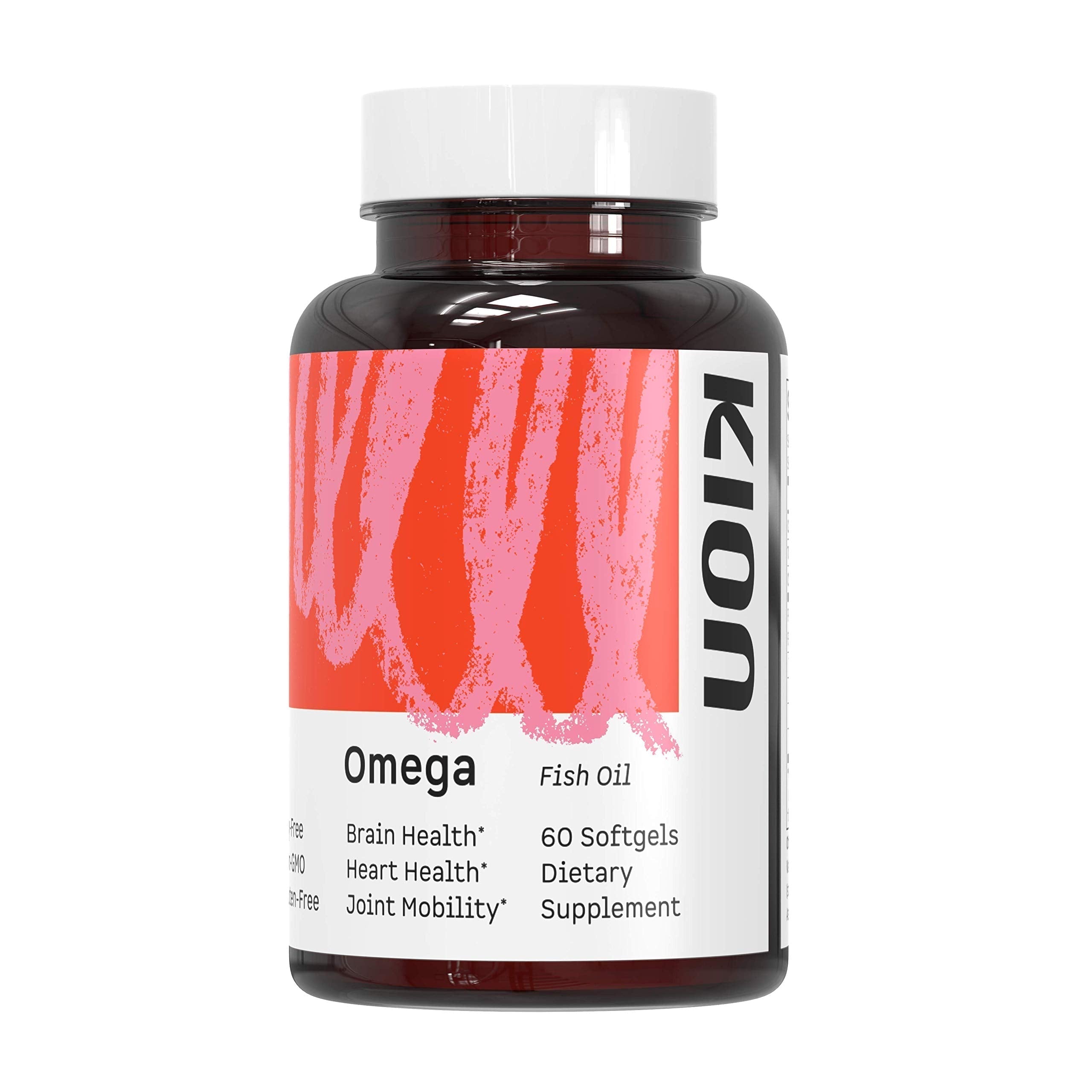 Kion Omega - Omega 3 Fatty Acid Supplements - DHA Supplements - Mini Fish Oil Softgels - Omega 3 DHA EPA Fish Oil Pills - Fish Oil 1,000 mg - 30 Servings Kion buy supplements canada