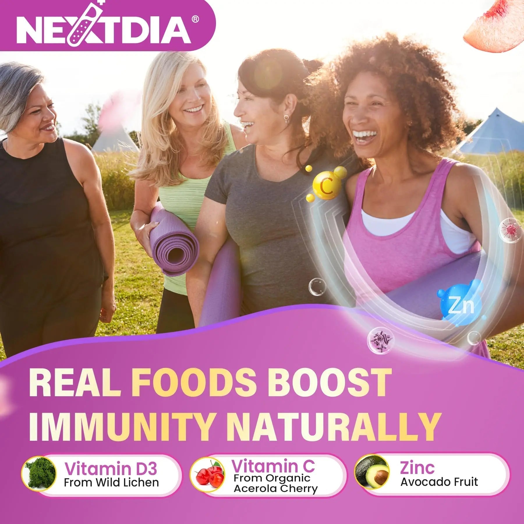 Multivitamin for Women 50 Plus Gummies, Vegan Omega 3, Methylfolate, Calcium, D3 K2, CoQ10, Daily Vitamin A C E, Methylated B12, Biotin, B Complex Nextdia buy supplements canada