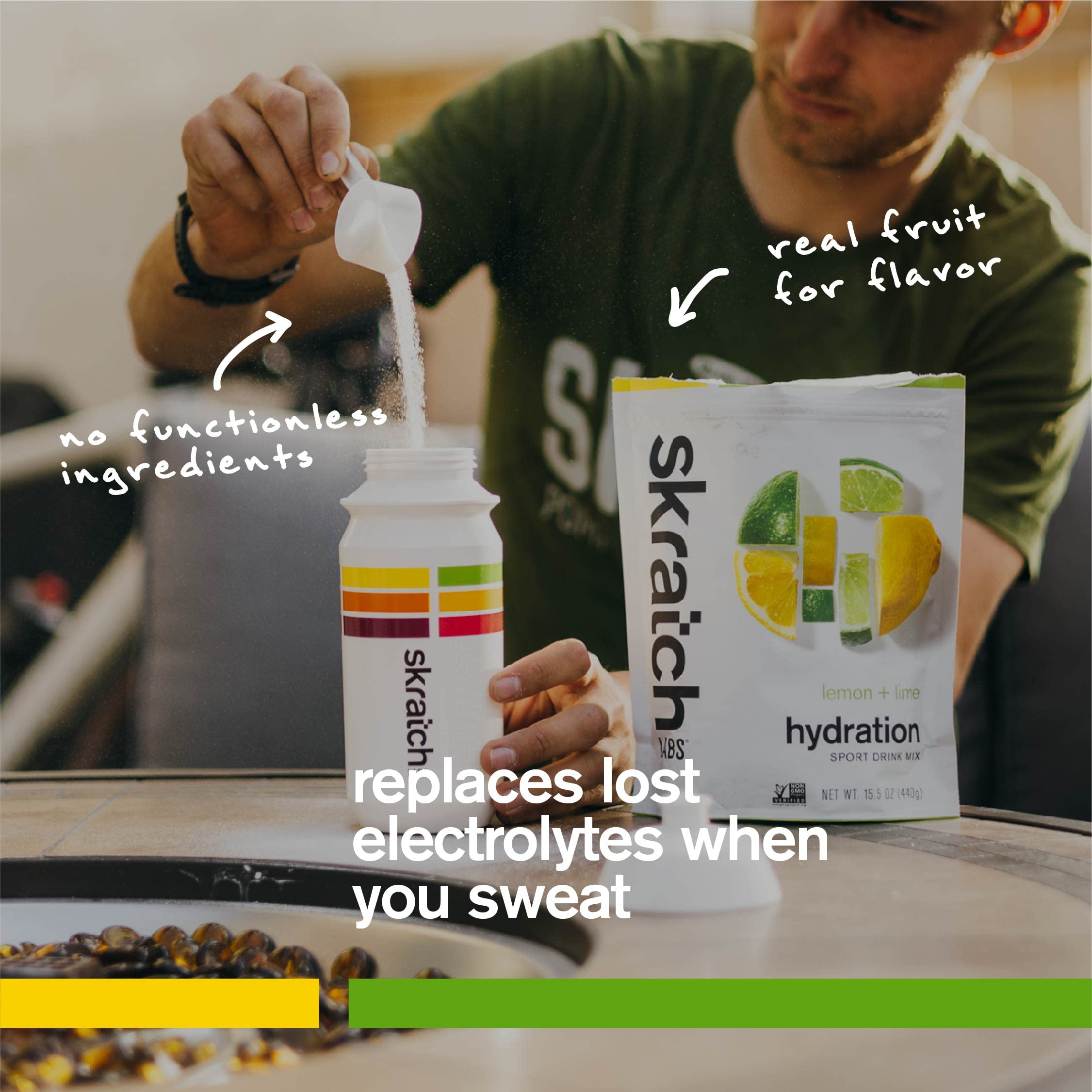 Skratch Labs Hydration Sports Drink Mix – Real‑Fruit Electrolyte Powder for Fast Hydration & Endurance | Lemon & Lime | 20 Servings | Vegan, Non‑GMO, Clean Ingredients Skratch Labs buy supplements canada