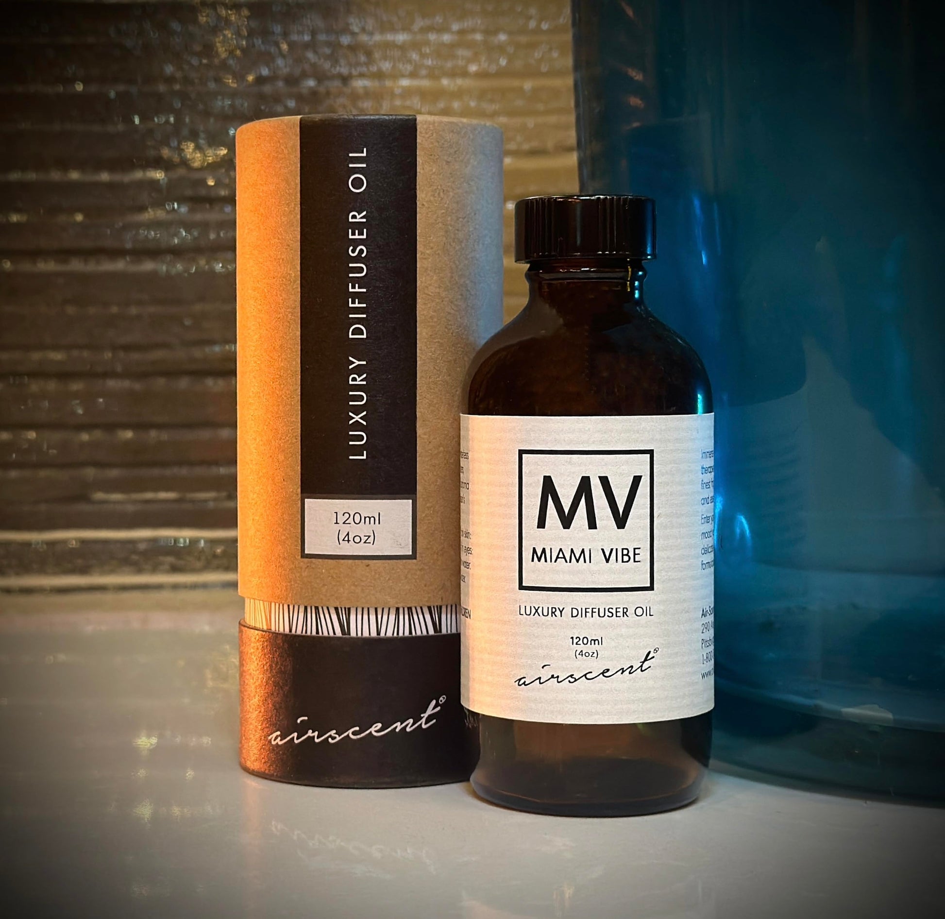 Miami Vibe Diffuser Oil - Air-Scent Fragrance for Aroma Oil Diffusers - 120 Milliliter (4 fl oz) Bottle Air-Scent buy supplements canada