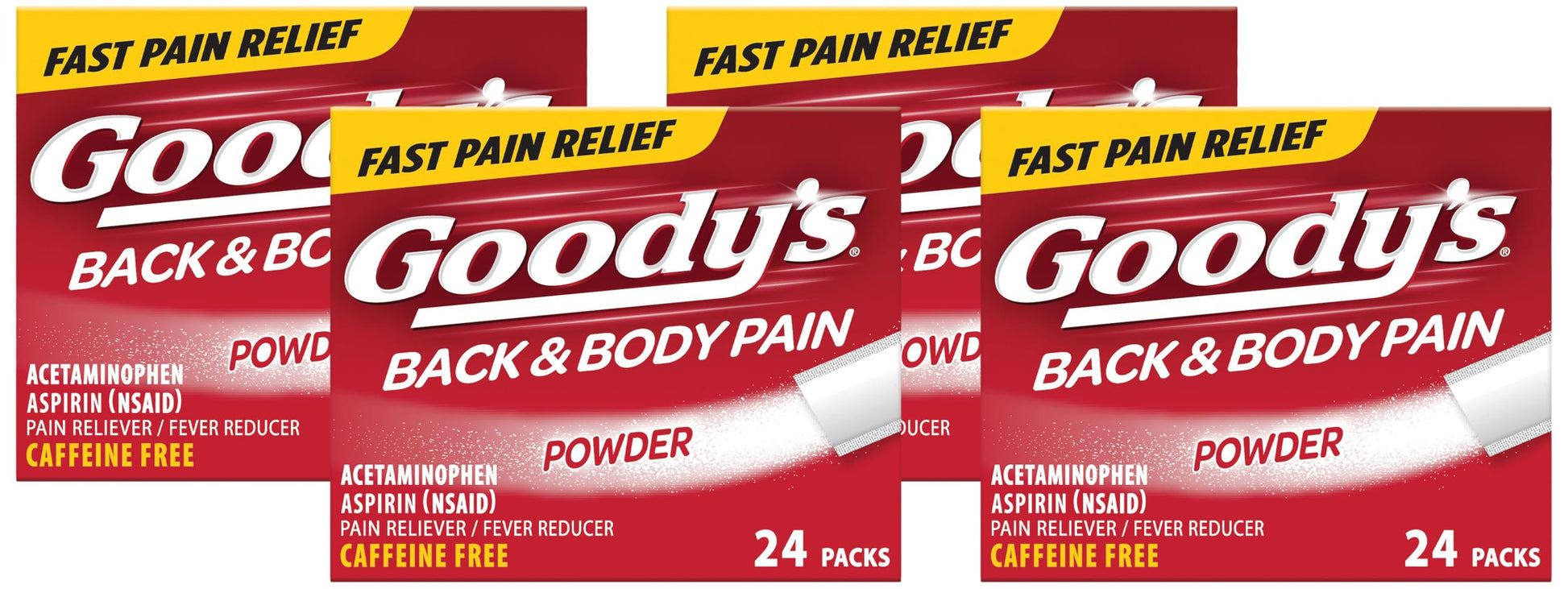 Goody's Back and Body Pain Relief Powder, 24 ct (Pack of 4) Goody's buy supplements canada