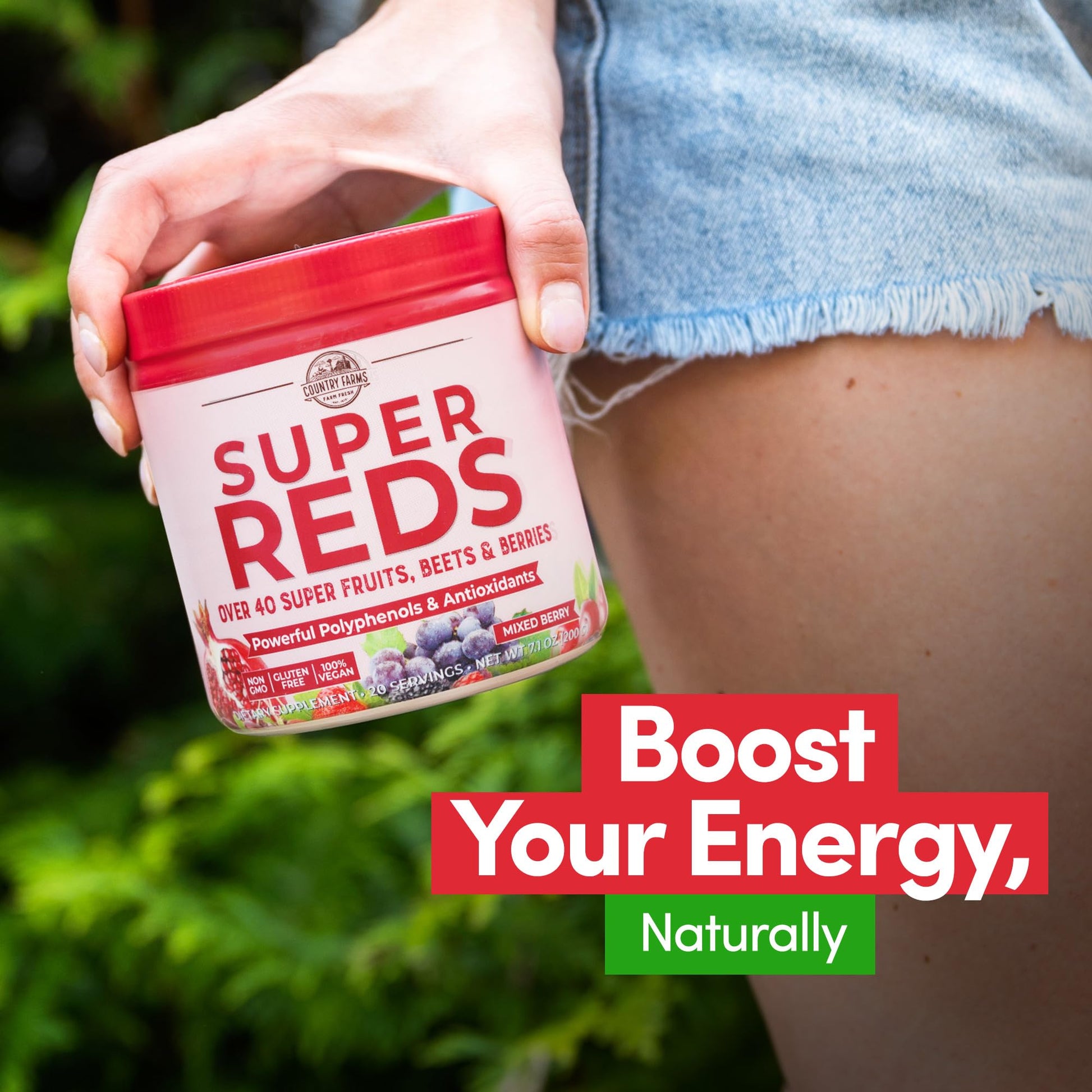 COUNTRY FARMS Super Reds, Energizing Polyphenol Superfood, Over 40 Super Fruits COUNTRY FARMS buy supplements canada