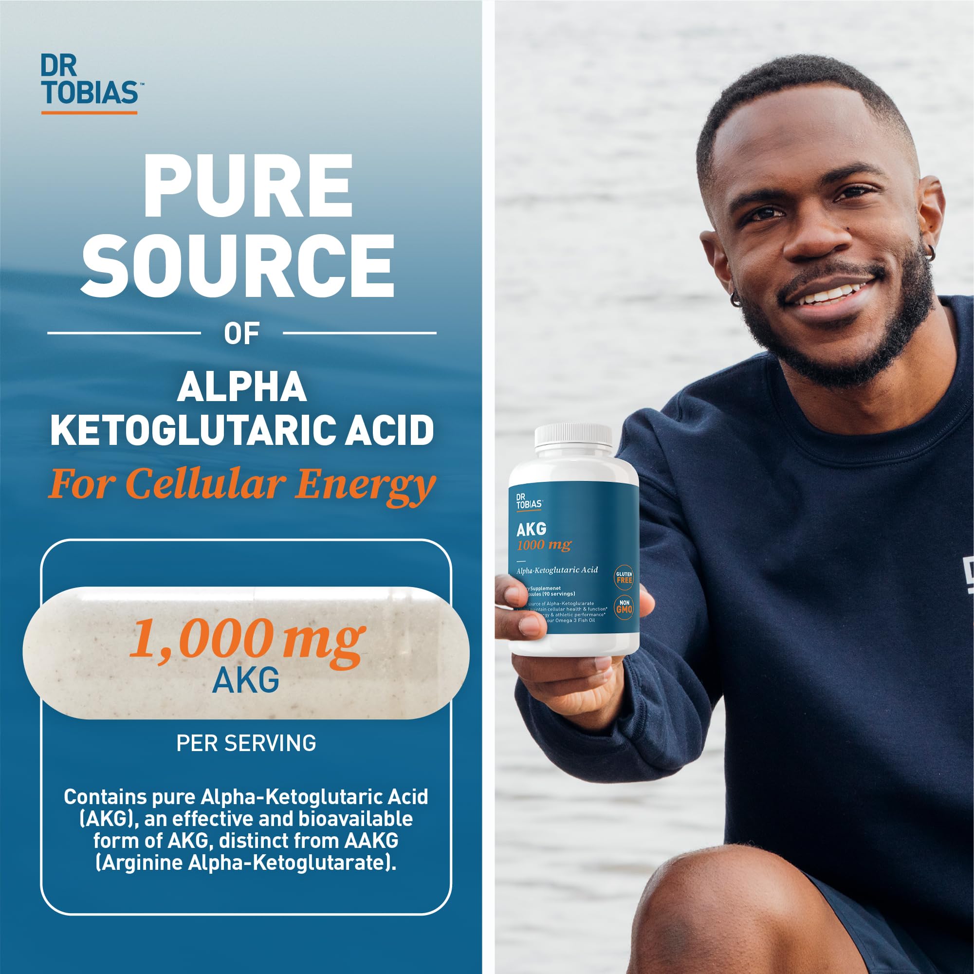 Dr. Tobias AKG Supplement & Joint Support Supplement - Supports Energy, Muscles, Cartilage & Joint Health, Non-GMO Dr. Tobias buy supplements canada