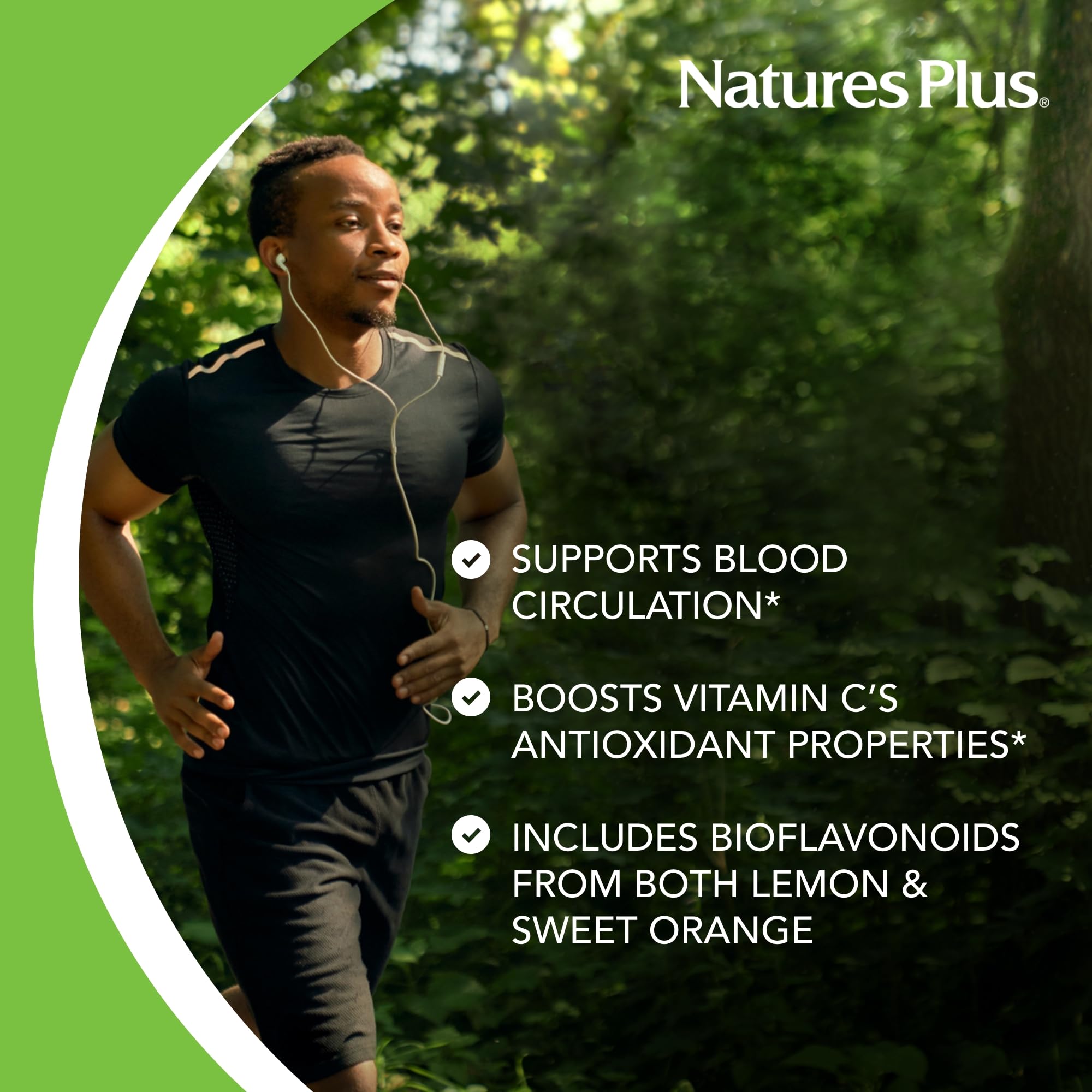 NaturesPlus Biorutin 1000 mg - 90 Tablets - Bioflavonoid & Rutin Complex - Supports Vascular Function & Circulation - Vegetarian, Gluten Free - 90 Servings NaturesPlus buy supplements canada