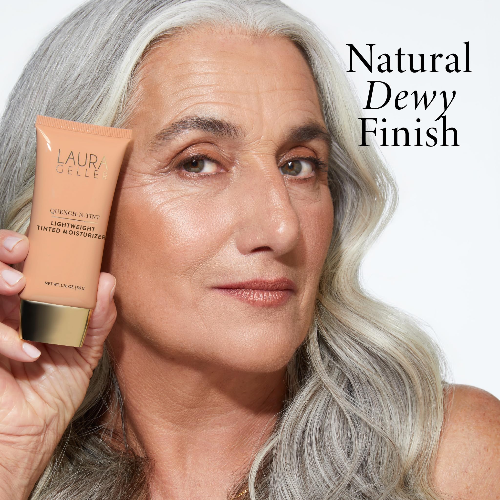 LAURA GELLER NEW YORK Quench-n-Tint Tinted Moisturizer - Sheer to Light Buildable Coverage - Natural Glow Finish - Lightweight Formula with Hyaluronic Acid, 04 Medium LAURA GELLER NEW YORK buy supplements canada