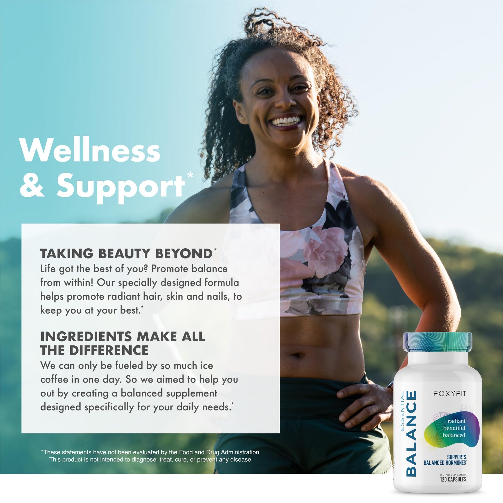 Essential Balance Hormonal Support and Vitamin Supplement for Women by Foxy Fit – Antioxidant, Healthy Skin & Hair for Daily Use* (30 Servings) FoxyFit buy supplements canada