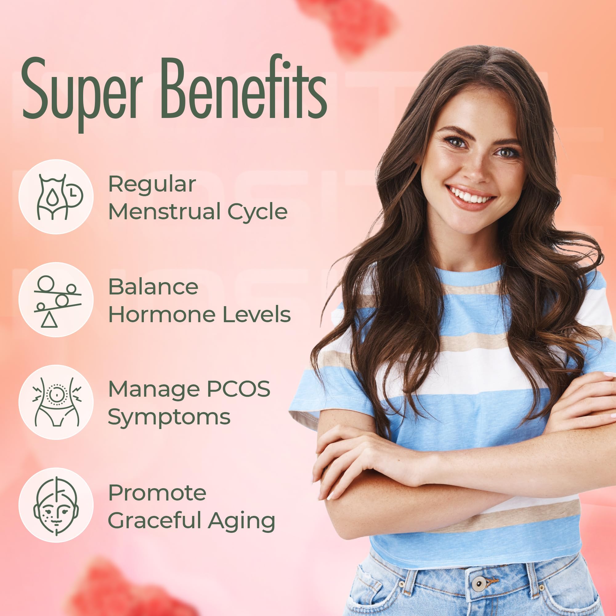 OMNICOAST GOODS, OCG Myo-Inositol & D-Chiro Inositol Gummies with Ashwagandha | PCOS Support | Ovulation & Mood Support, 40:1 Ratio Inositol for Hormone Balance, Sugar-Free, Non-GMO (60 Gummies) OMNICOAST GOODS, OCG buy supplements canada