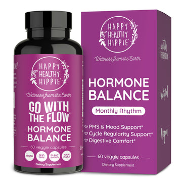 Hormone Balance for Women – PMS Support Supplement, Menopause & Perimenopause | Bloating Relief, Menstrual Cramp, Mood, PMDD | Chasteberry Supplements, Black Cohosh, Dong Quai | Vegan, Non-GMO, 60 Ct Happy Healthy Hippie buy supplements canada