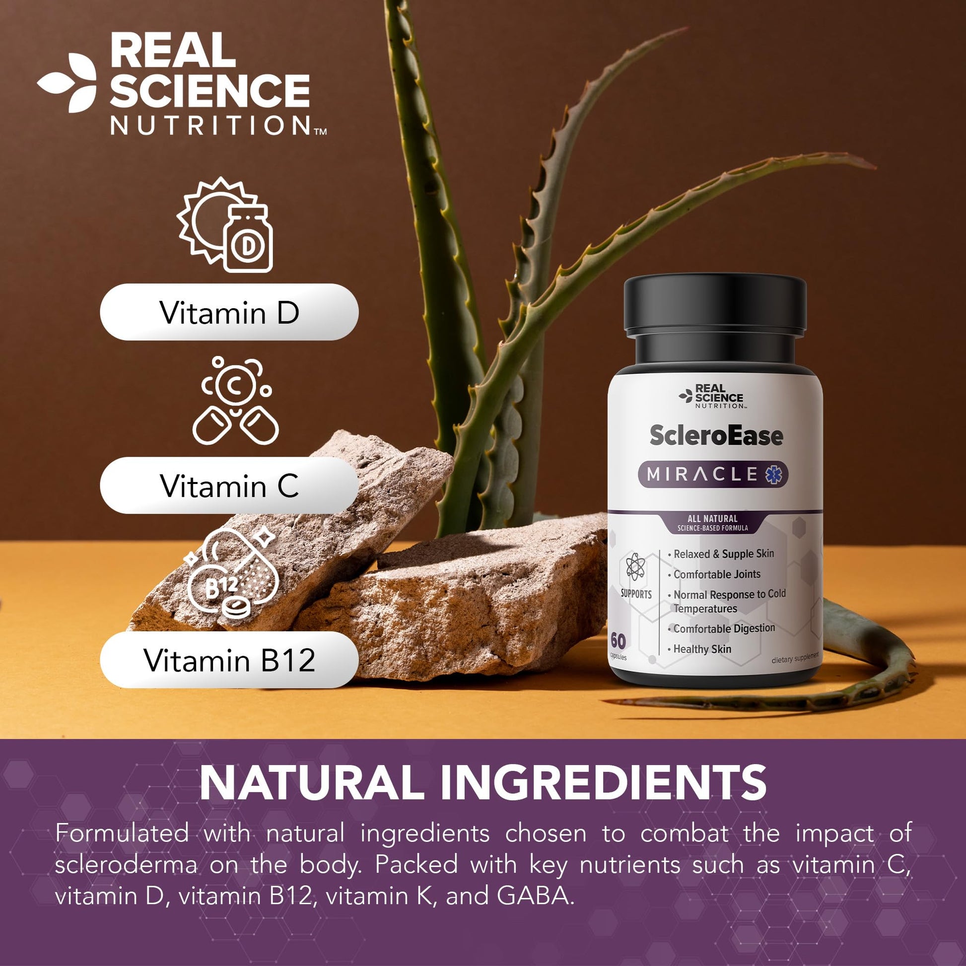 Real Science Nutrition ScleroEase Miracle Offers Relief to sufferers of Scleroderma, Supporting Flexible & Supple Skin, Comfortable Joint Movement, Comfortable Digestion, and Healthy Skin Real Science Nutrition buy supplements canada