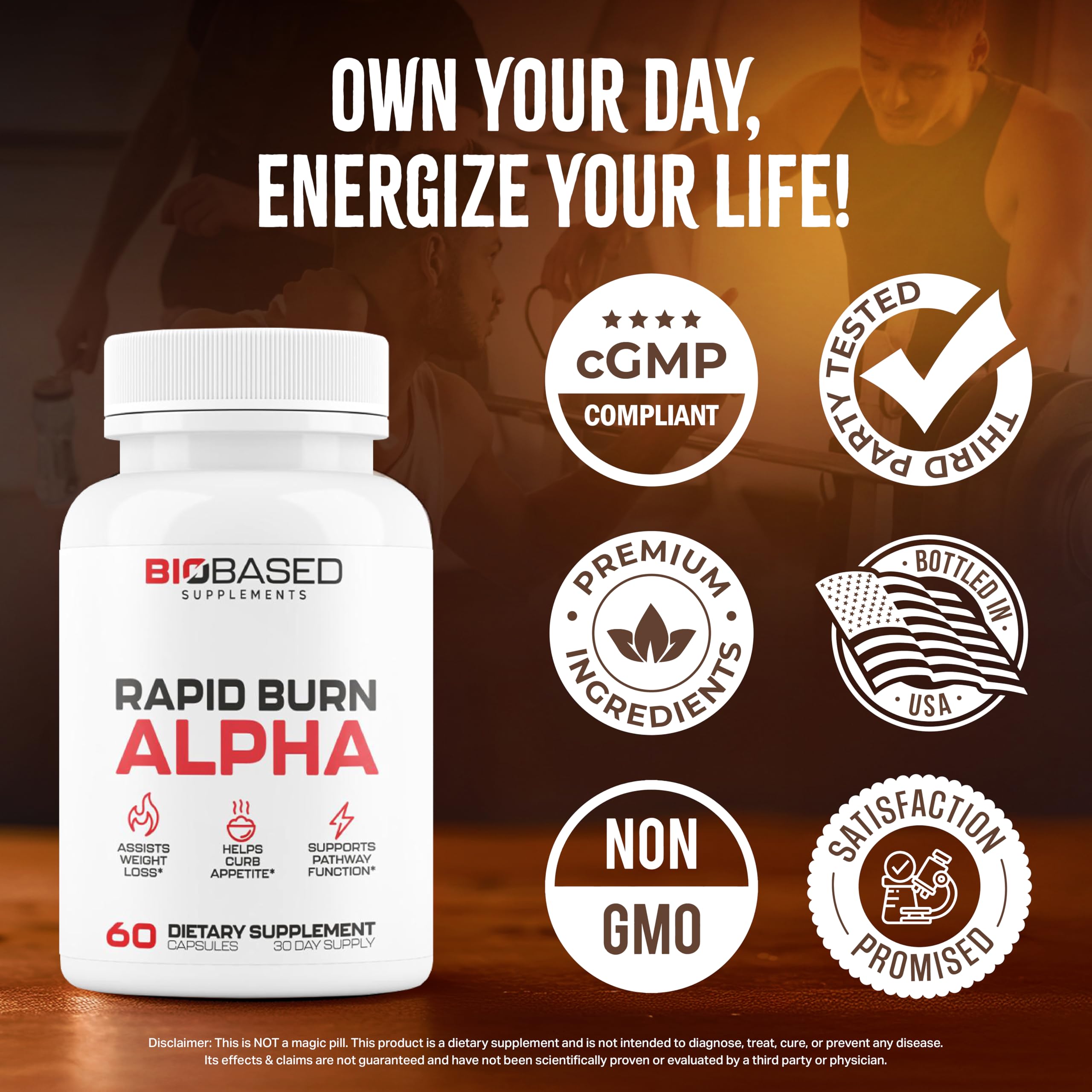Rapid Burn Alpha - Fat Burner for Men - Supports Healthy Pathways Associated with  Activity - Supports Appetite Control, Energy Booster, Helps Increase Metabolism & Fat Loss - 60 Unisex Capsules Nutrimend IQ buy supplements canada