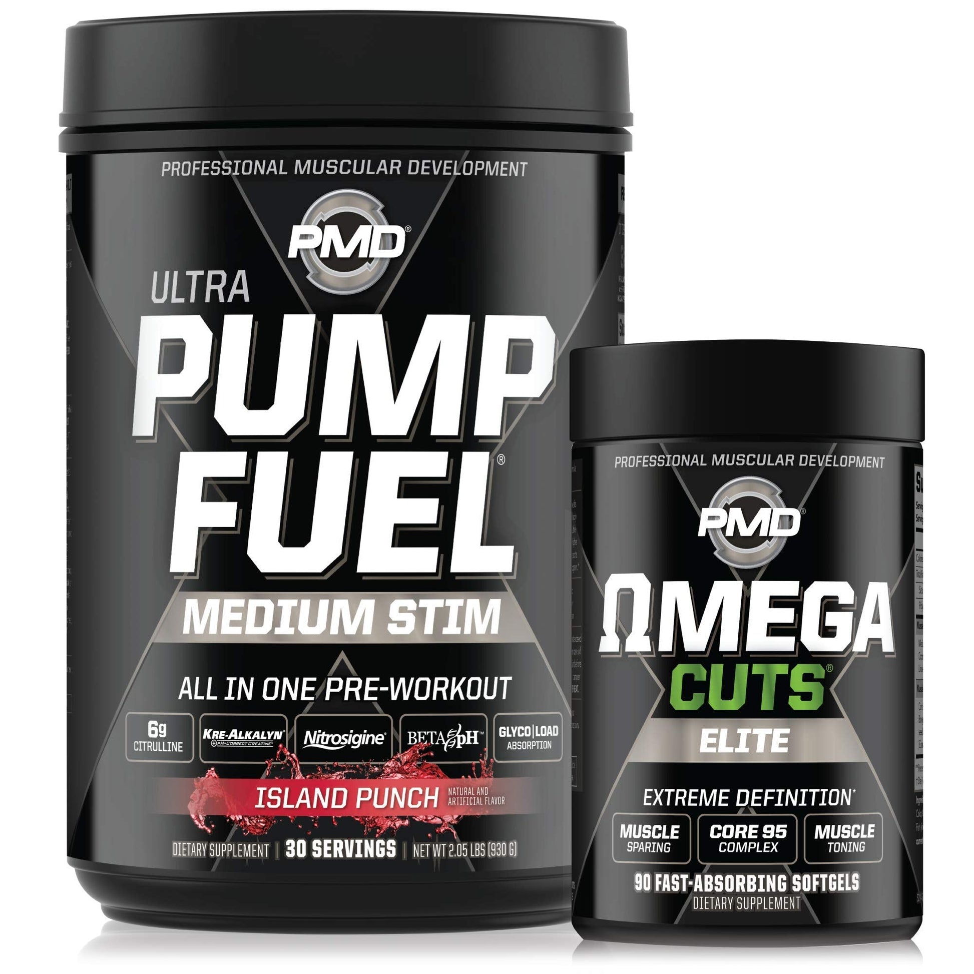 PMD Sports Ultra Pump Fuel - Pre Workout - Island Punch (30 Servings) Sports Omega PMD buy supplements canada