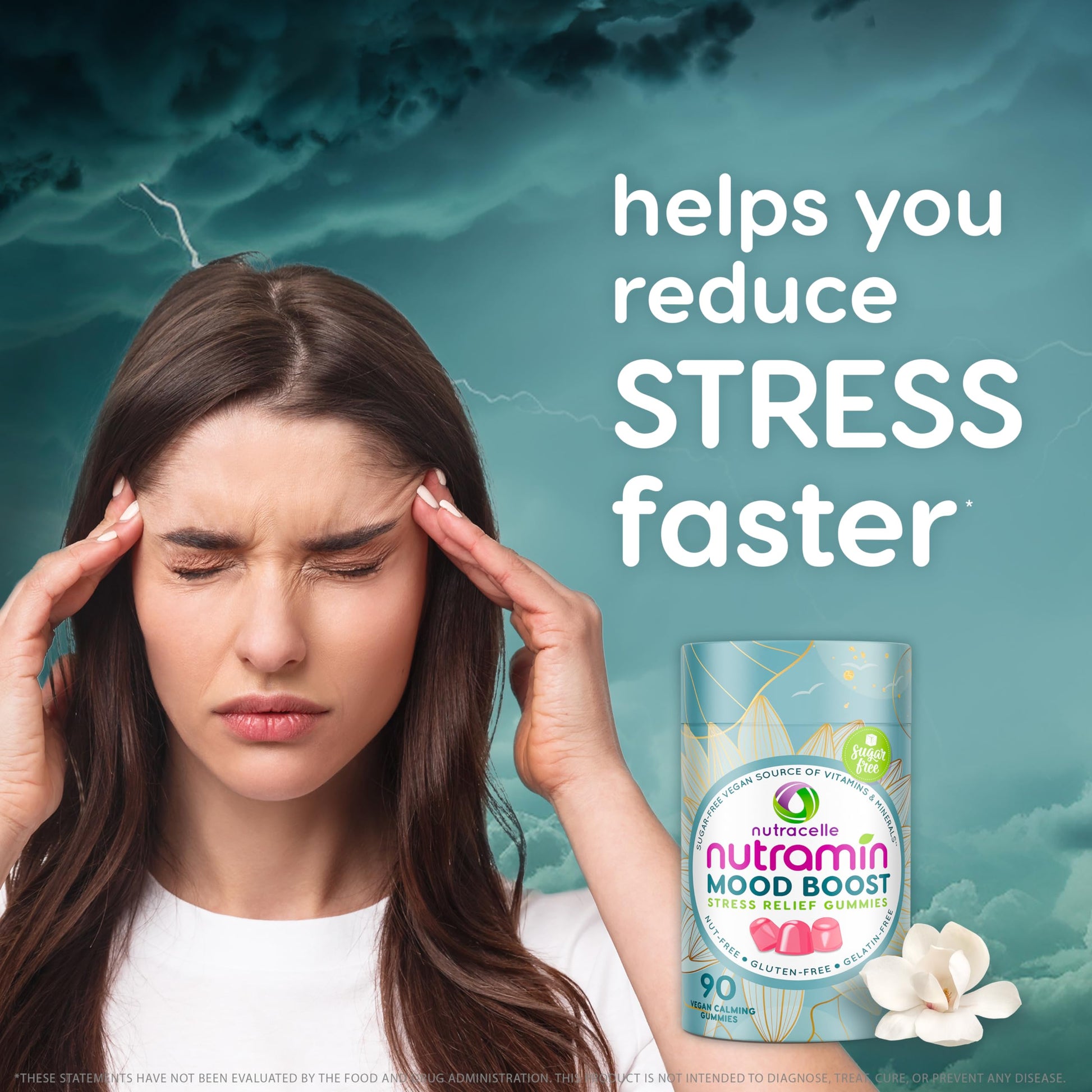 Nutracelle NUTRAMIN Mood Boost Multivitamin Gummy - Delicious & Yummy Anti-Stress Nutracelle buy supplements canada