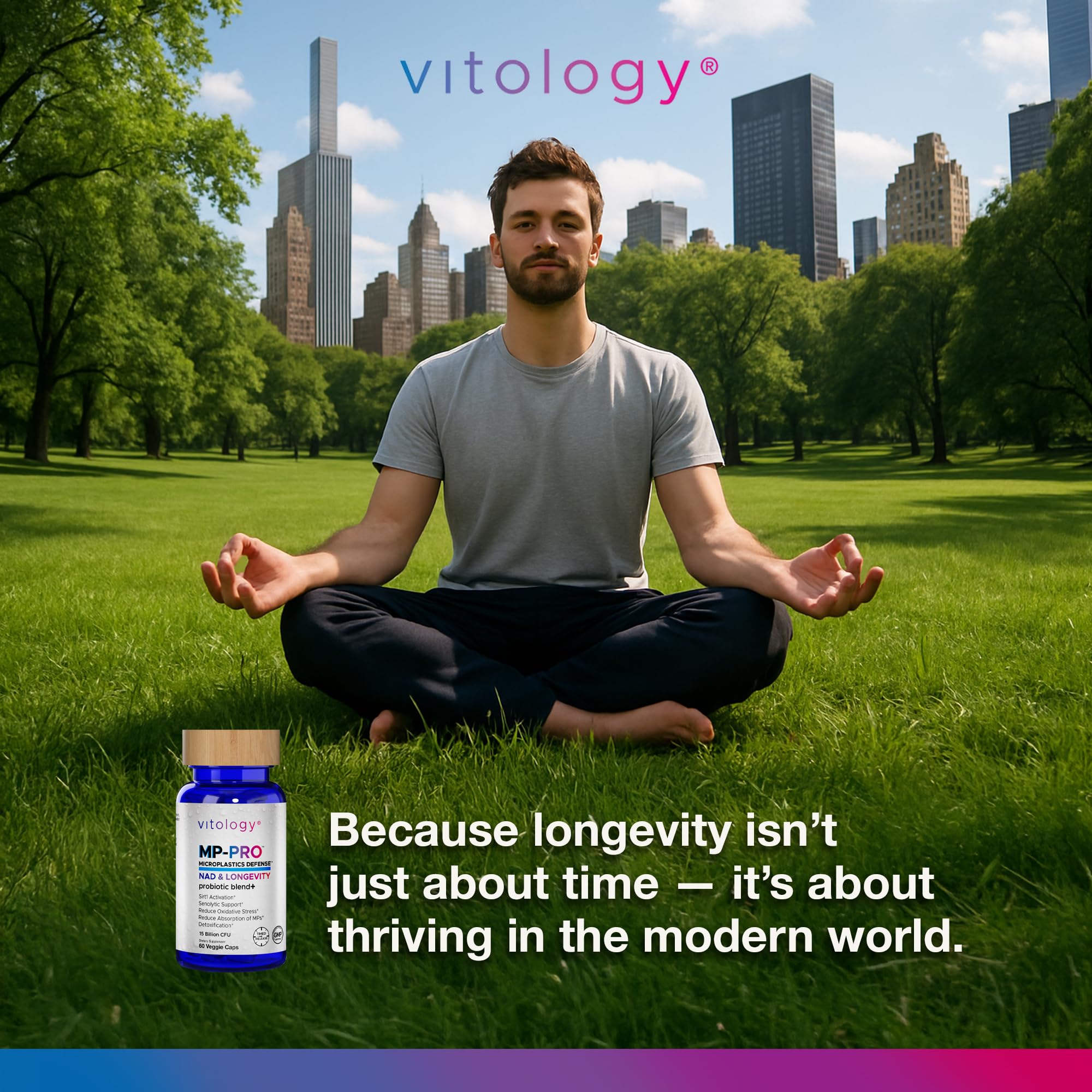 Vitology MP-PRO Microplastics Defense | 15 Billion CFU Probiotic + Antioxidant Blend | NMN, NAC, Glutathione, Resveratrol & Charcoal | Supports Cellular Detox, Longevity & Gut Health – 60 Capsules Vitology buy supplements canada