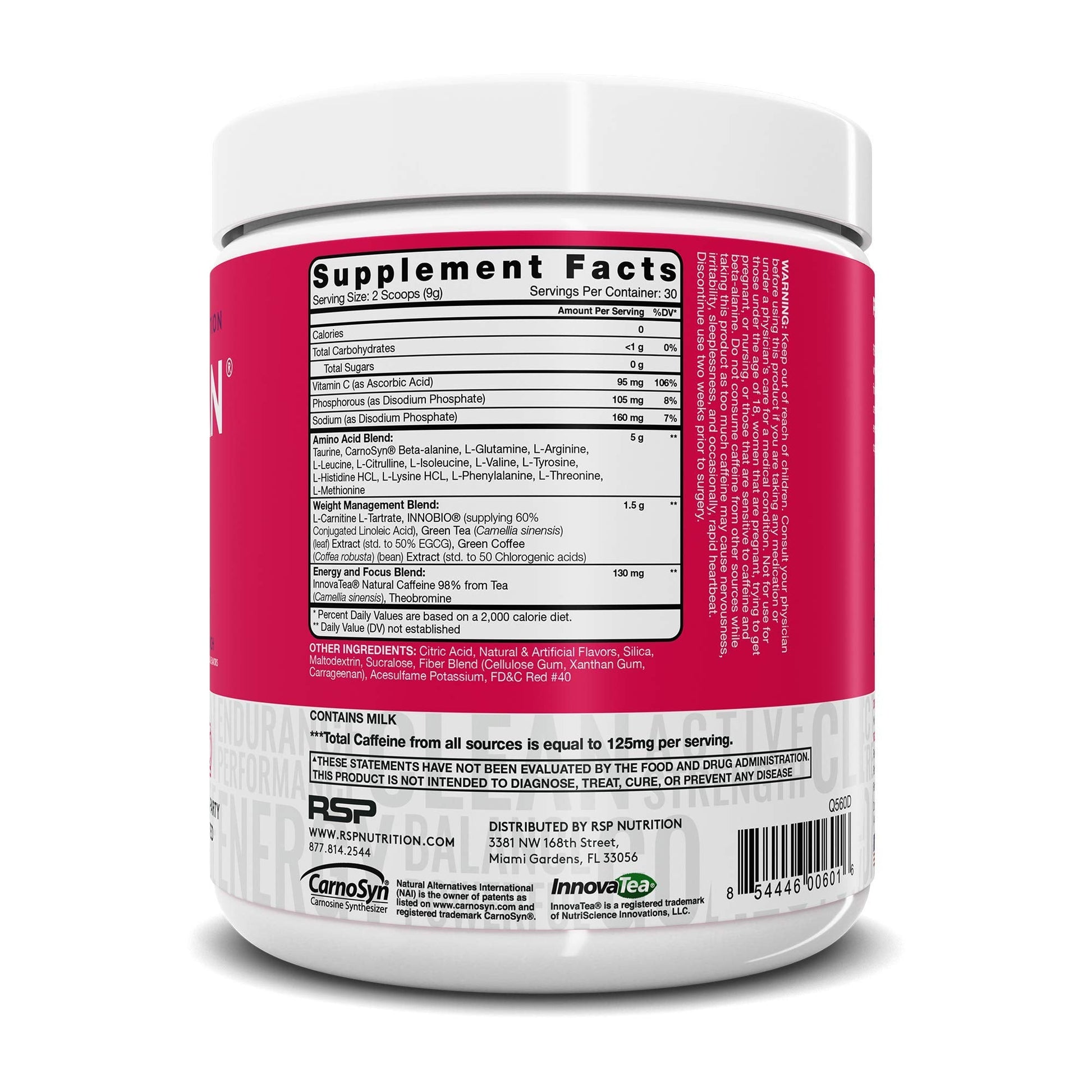RSP NUTRITION AminoLean Pre Workout Energy (Fruit Punch 30 Servings) with AminoLean RSP NUTRITION buy supplements canada