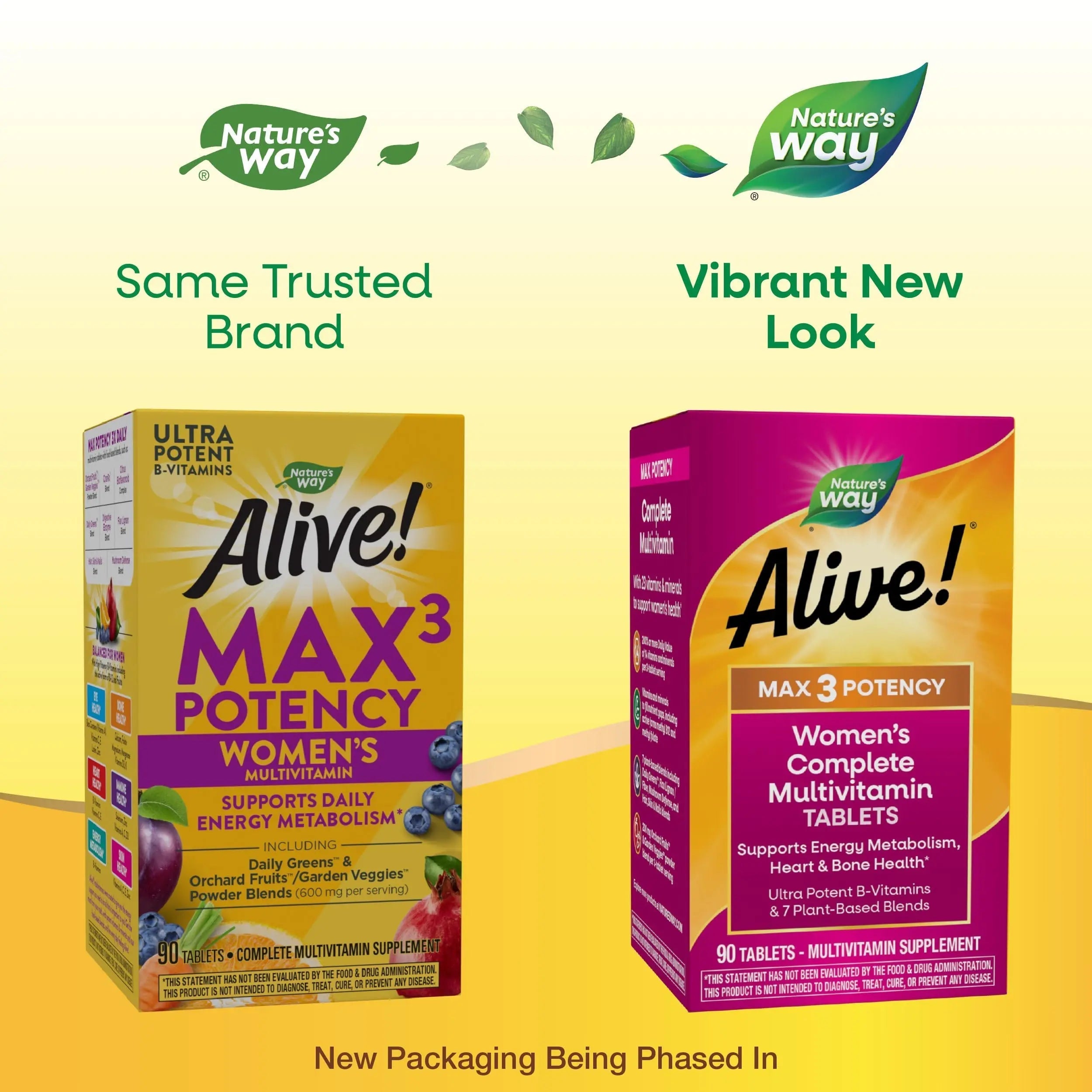 Nature's Way Alive! Max3 Daily Women's Multivitamin, Food-Based Blends (1,130mg per serving) and Antioxidants, 90 Tablets Nature's Way buy supplements canada