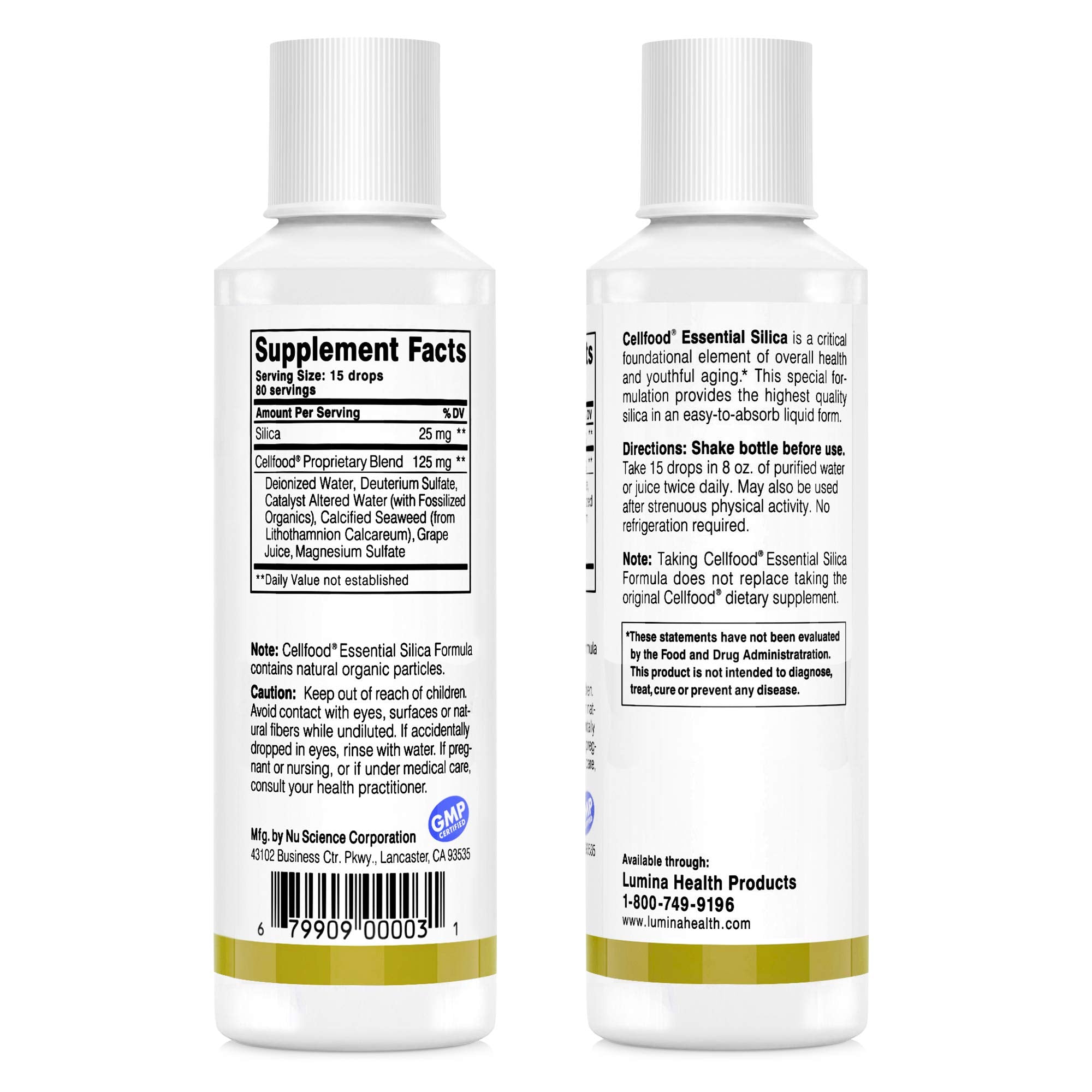 Cellfood Essential Silica Anti-Aging Formula, 4 fl oz - Supports Healthy Bones, Joints, Hair Cellfood buy supplements canada