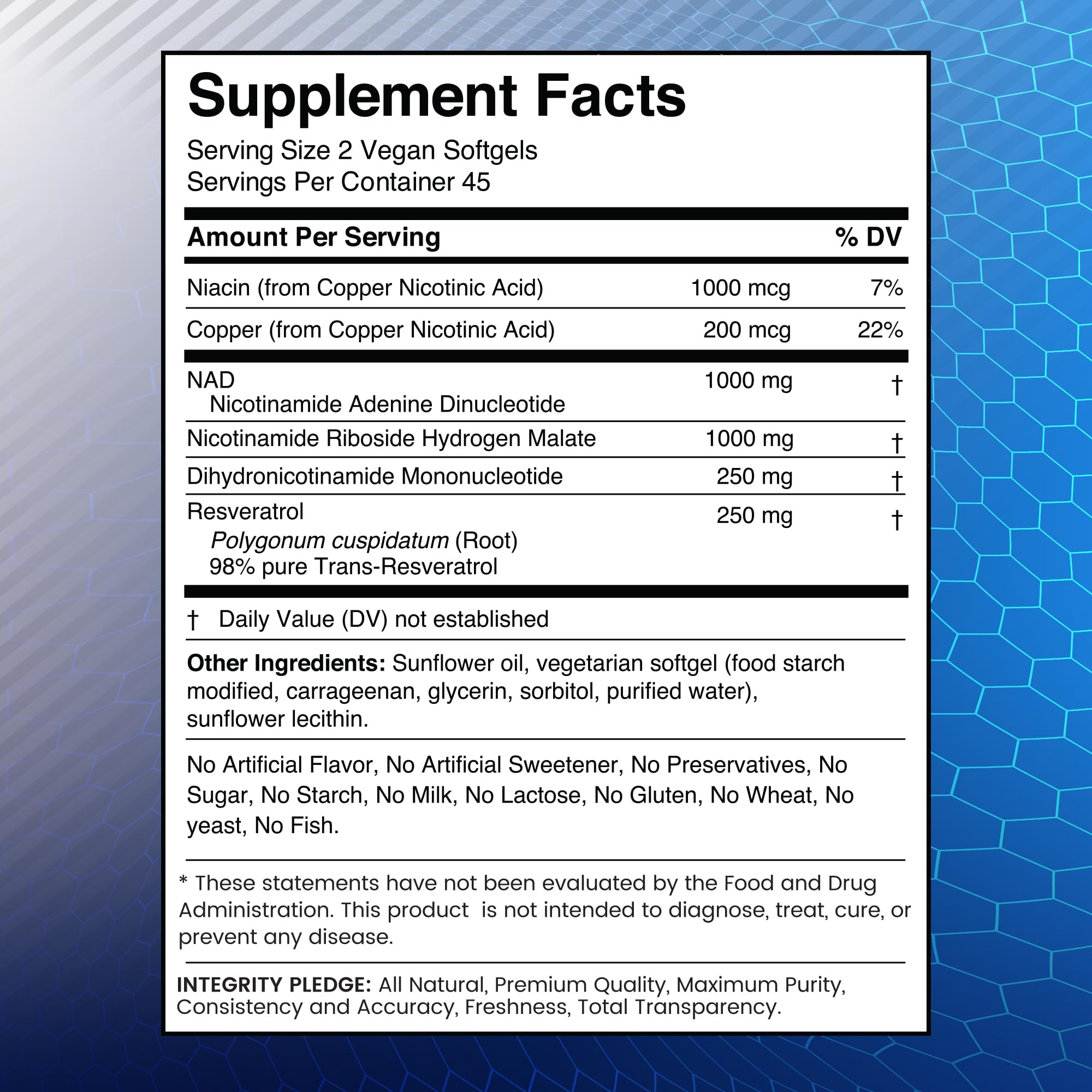 WELLNESS LABSRX NAD+ Supplement - Third-Party Tested NMNH Supplement Softgels, NAD Resveratrol 2500mg NAD Supplements for Anti-Aging, Longevity, and Cellular Health Support - Made in USA WELLNESS LABSRX buy supplements canada