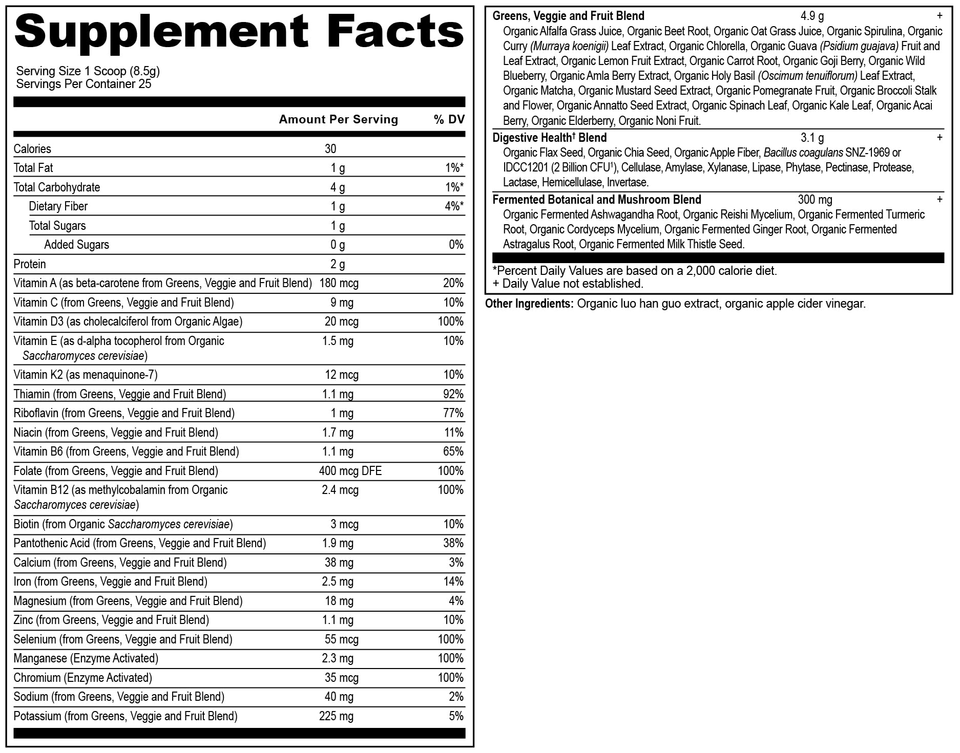 Ancient Nutrition, Vitamin Powder, One Bottle Made from Real Fruits, Vegetables and Herbs, for Digestive and Energy Support, 25 Servings, 7.5oz Ancient Nutrition buy supplements canada