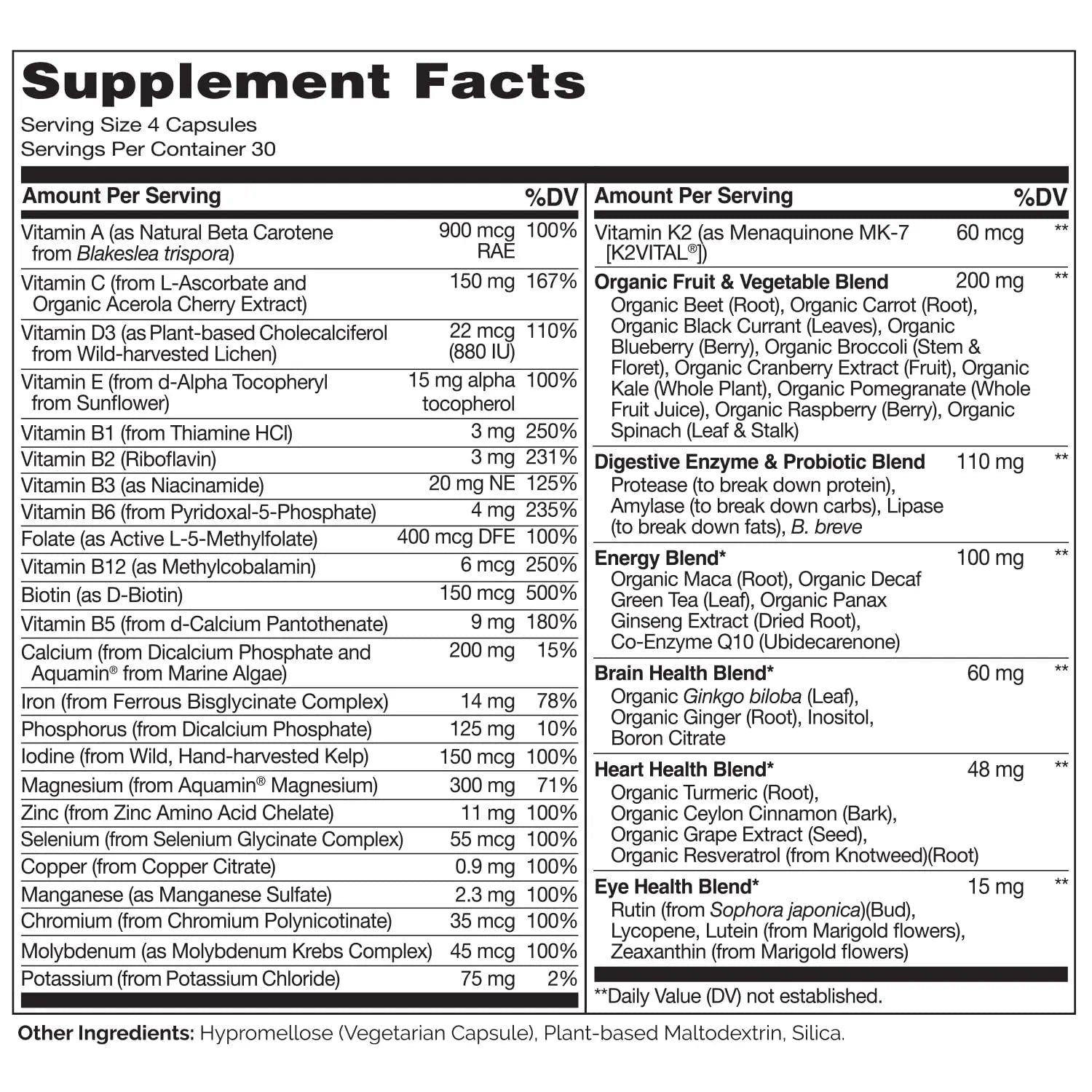 NATURELO Whole Food Multivitamin for Women - 120 Capsules and Whole Food Multivitamin for Men - 120 Capsules Bundle NATURELO buy supplements canada