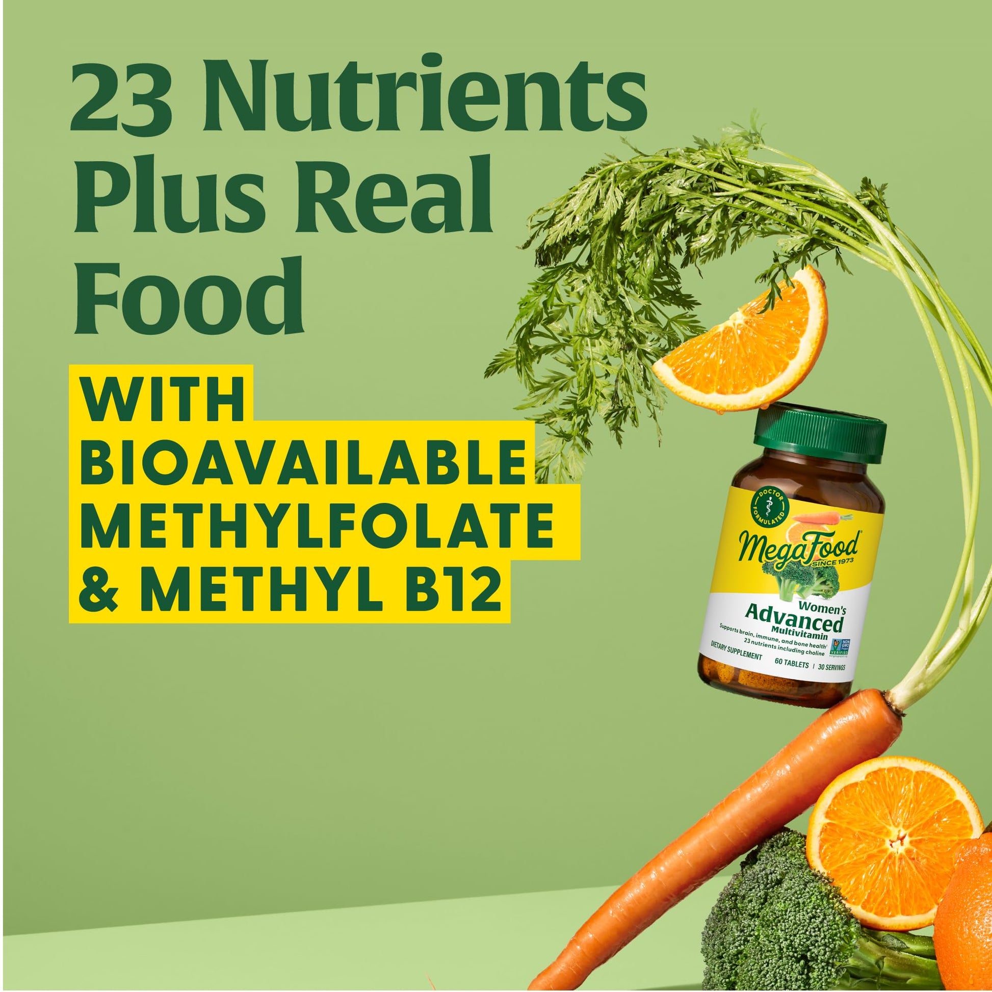 MegaFood Women's Advanced Multivitamin for Women - Doctor-Formulated With Iron, Choline, Vitamin D, Vitamin C & Zinc - Brain Health MegaFood buy supplements canada