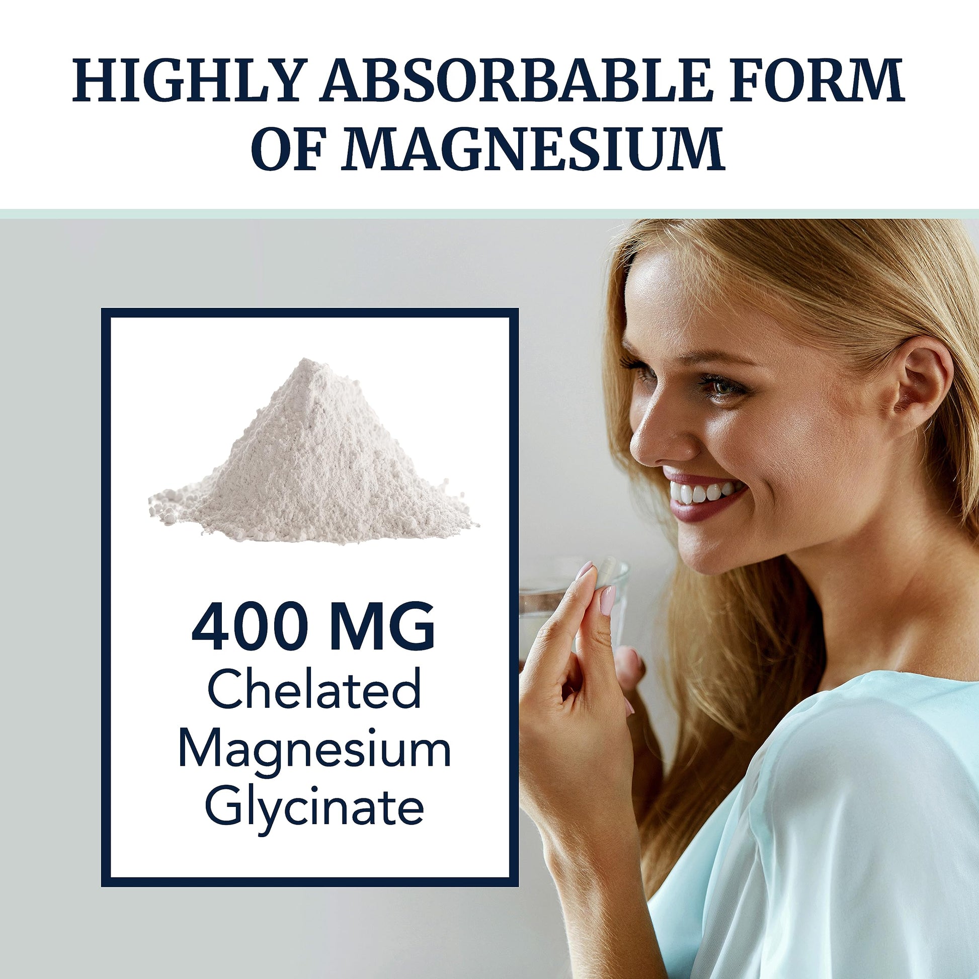 Magnesium Glycinate 400mg | Chelated Bisglycinate for Muscle Relaxation, Bones Nobi Nutrition buy supplements canada