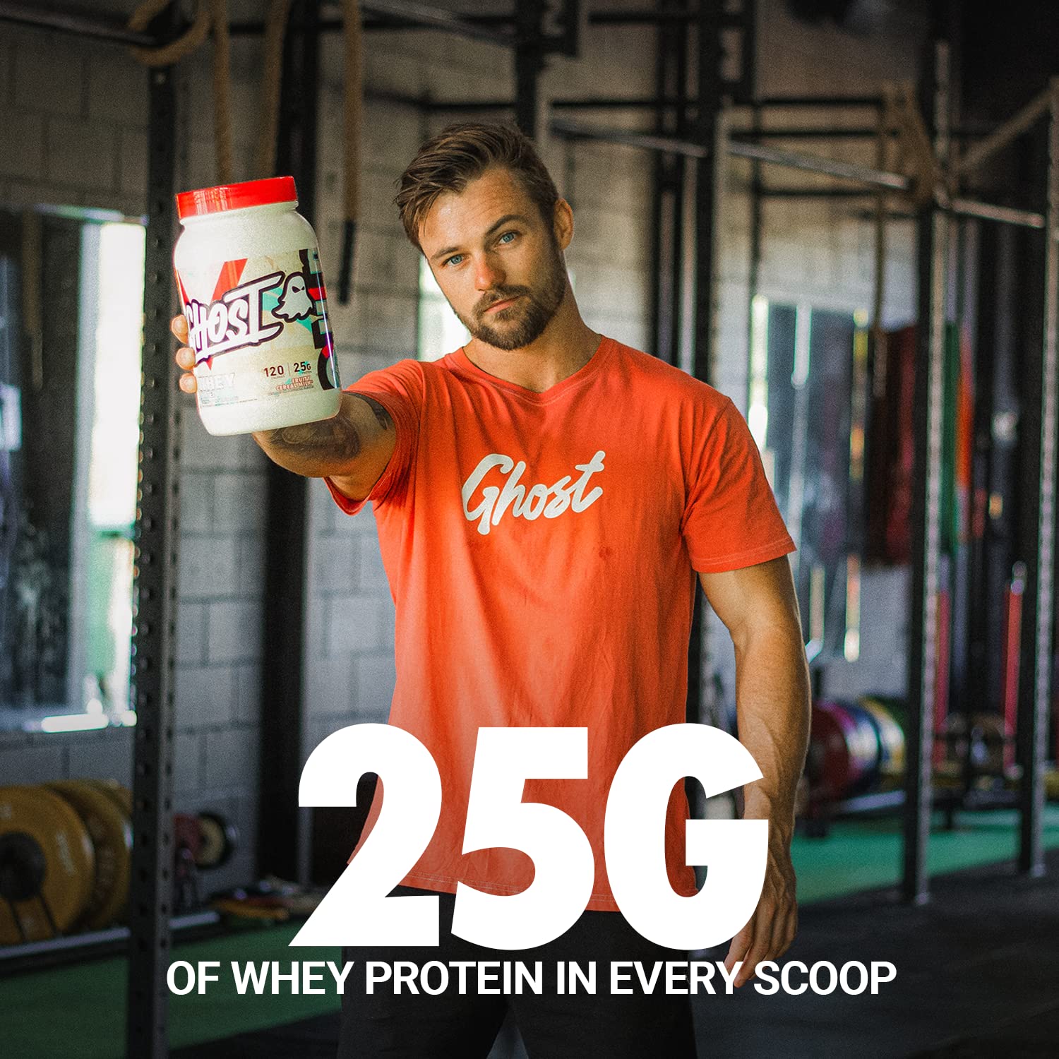 GHOST Whey Protein Powder, Fruity Cereal Milk - 2LB Tub, 25G of Protein - Flavored GHOST buy supplements canada
