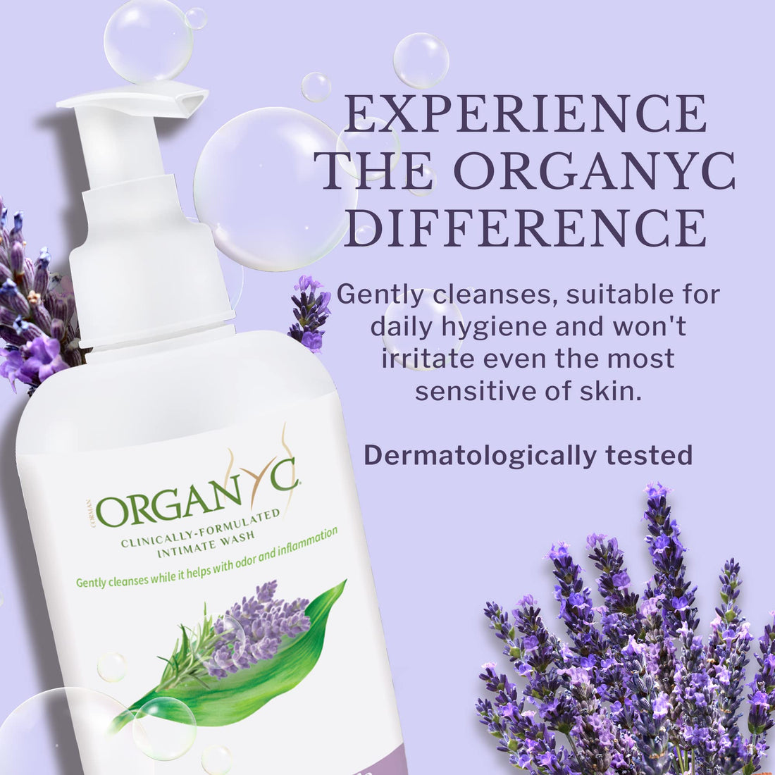 Organic Intimate Wash with Lavender Essential Oils & Flower Extracts, Gentle Cleansing Feminine Organyc buy supplements canada