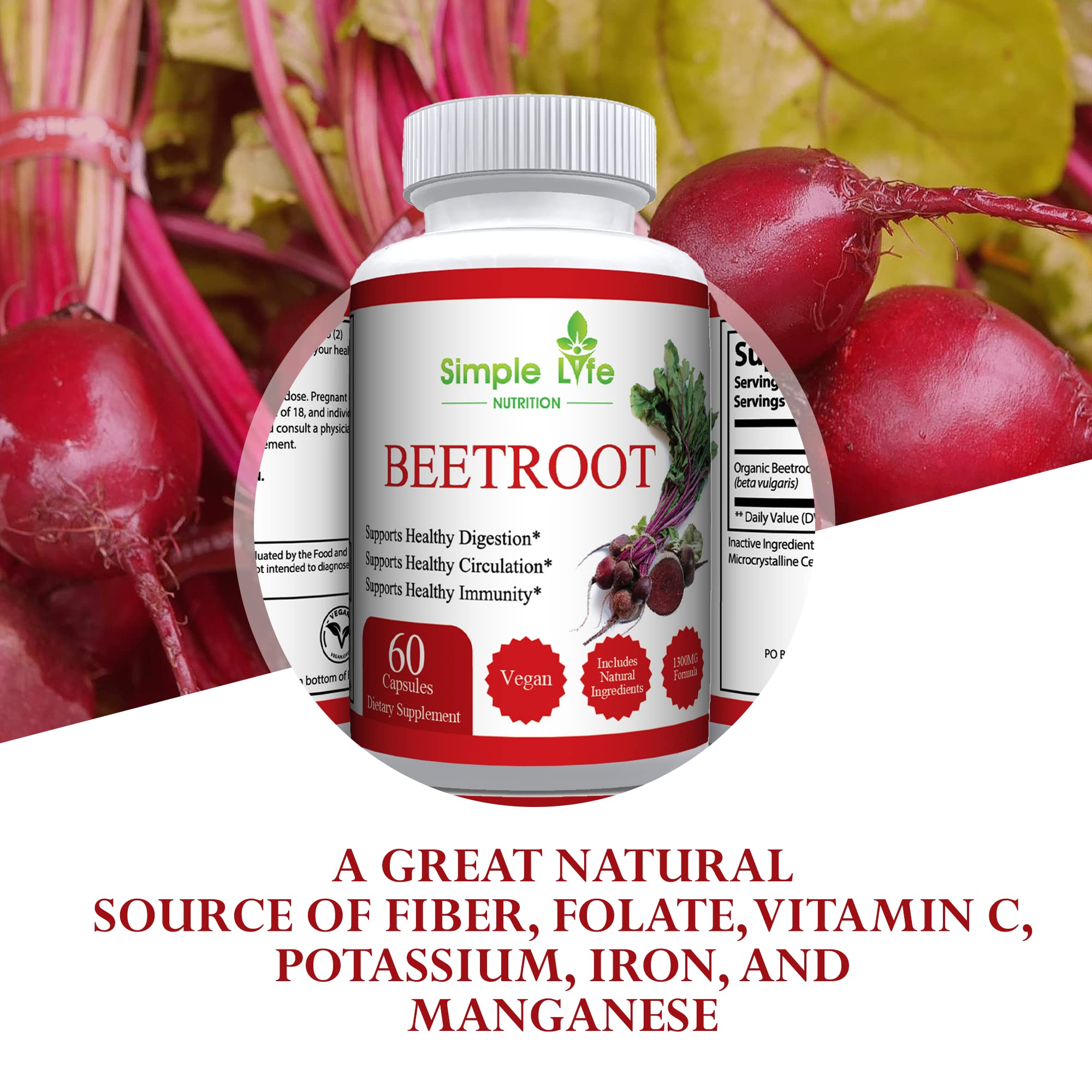 Simple Life Nutrition Organic Beet Root Powder Capsules - Nitric Oxide Booster for Men Simple Life Nutrition buy supplements canada