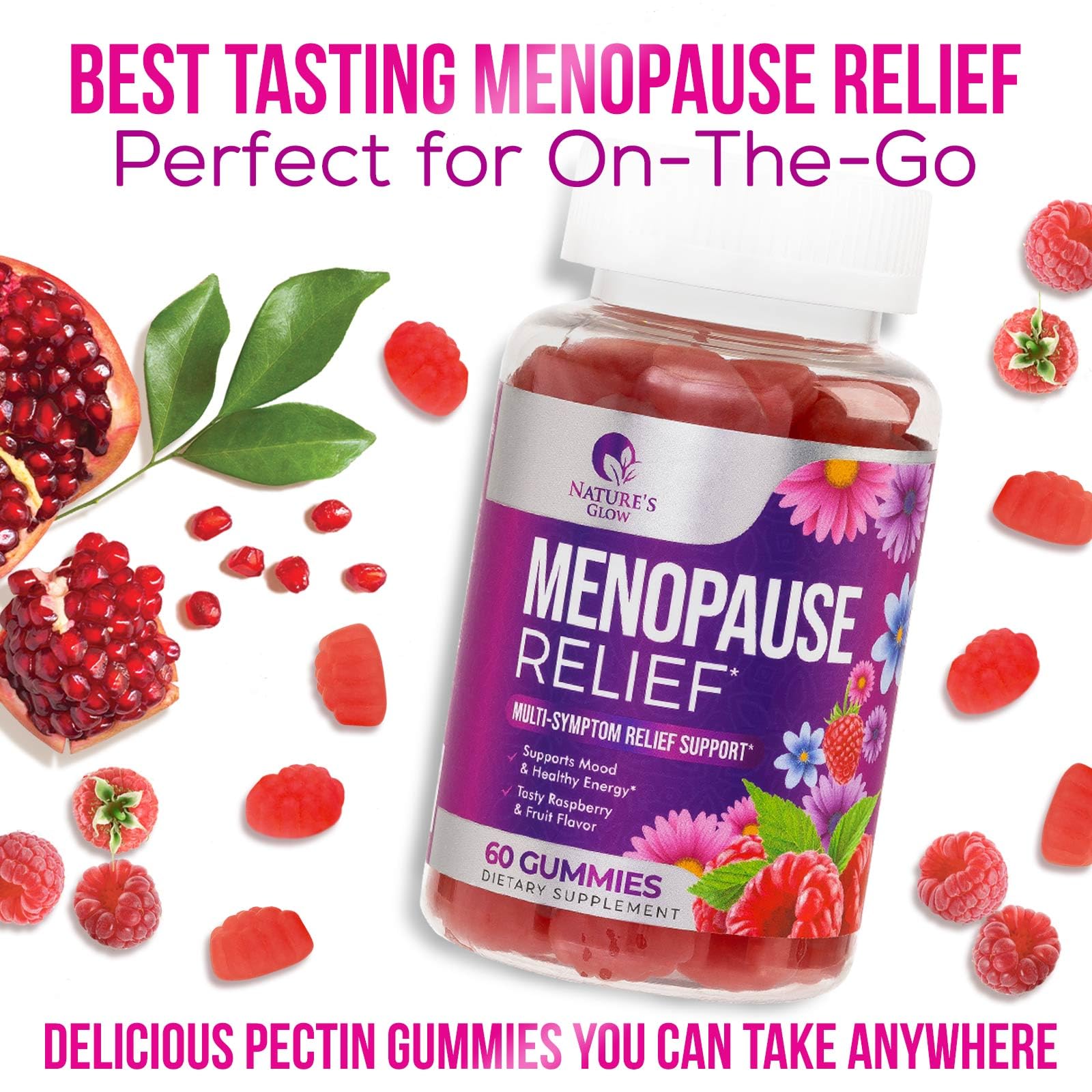 Nature's Glow Menopause Relief Vitamin Gummy for Women - Effective Menopause Nature's Glow buy supplements canada