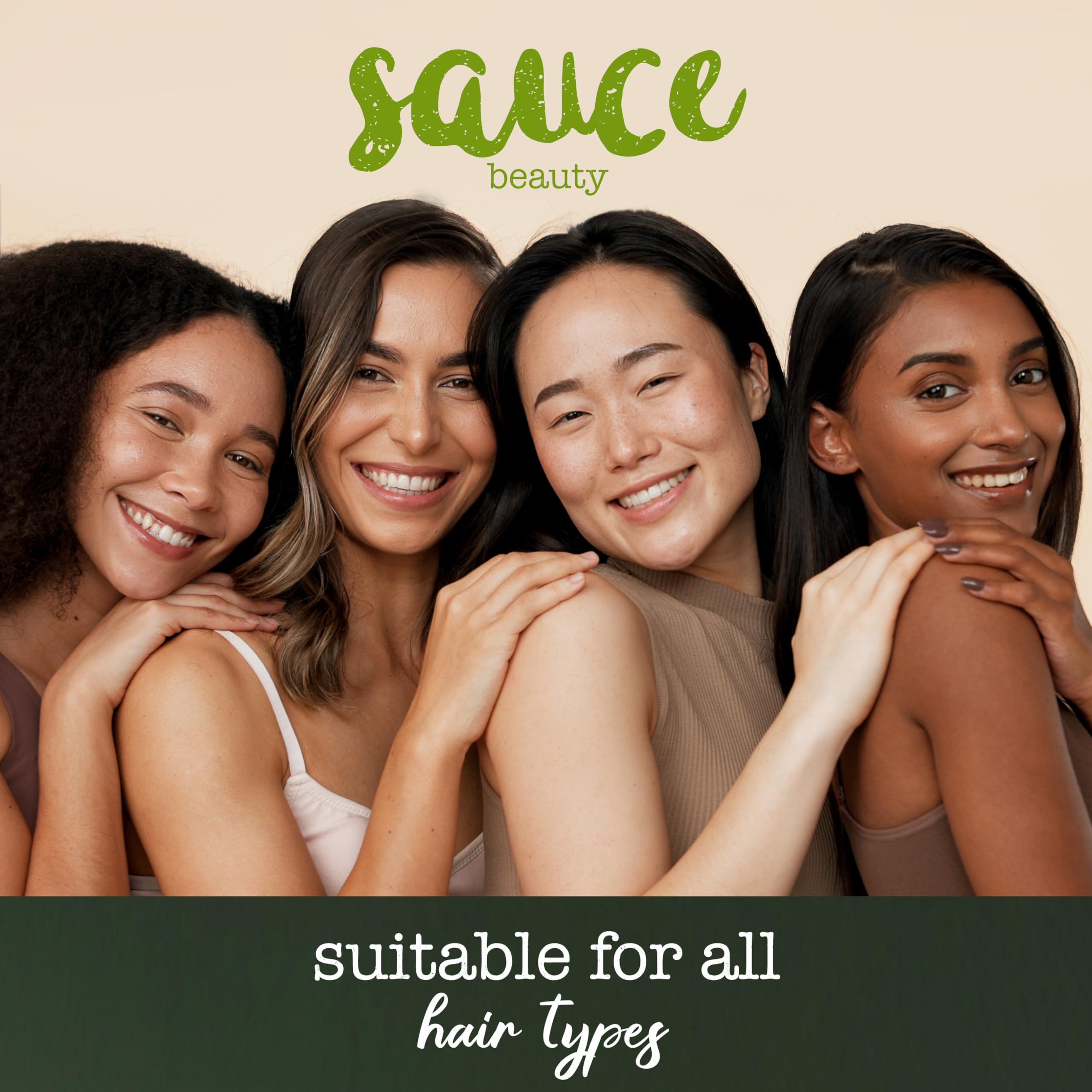 SAUCE BEAUTY Guac Hair Gloss, 3 Fl Oz High Intensity Shine, Jojoba Oil, Green Tea Extract & Squalane to Smooth, Boost Shine & Control Frizz for Sleeker, Softer, More Manageable Hair, Vegan Formula SAUCE BEAUTY buy supplements canada