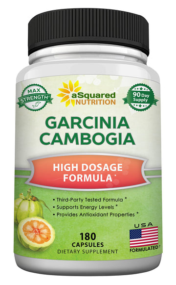 aSquared Nutrition Garcinia Cambogia 1600mg-180 Capsules-Natural Pure Extract Pills aSquared Nutrition buy supplements canada