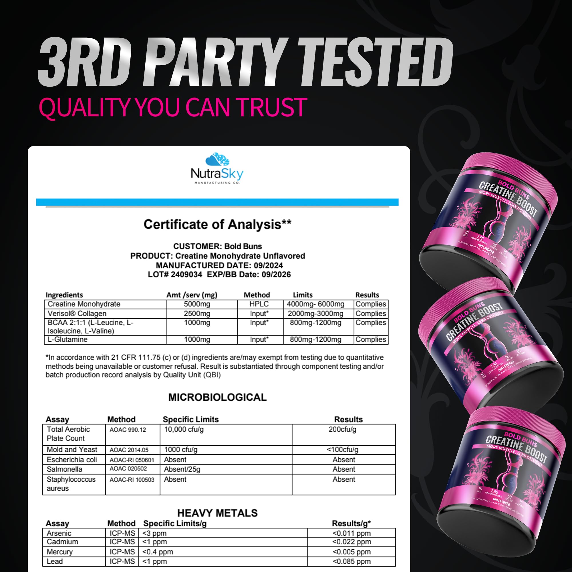 Bold Buns Creatine for Women – Booty Builder Supplement with Collagen & BCAA – Supports Muscle Development, Post-Workout Recovery, Skin Elasticity Bold Buns buy supplements canada