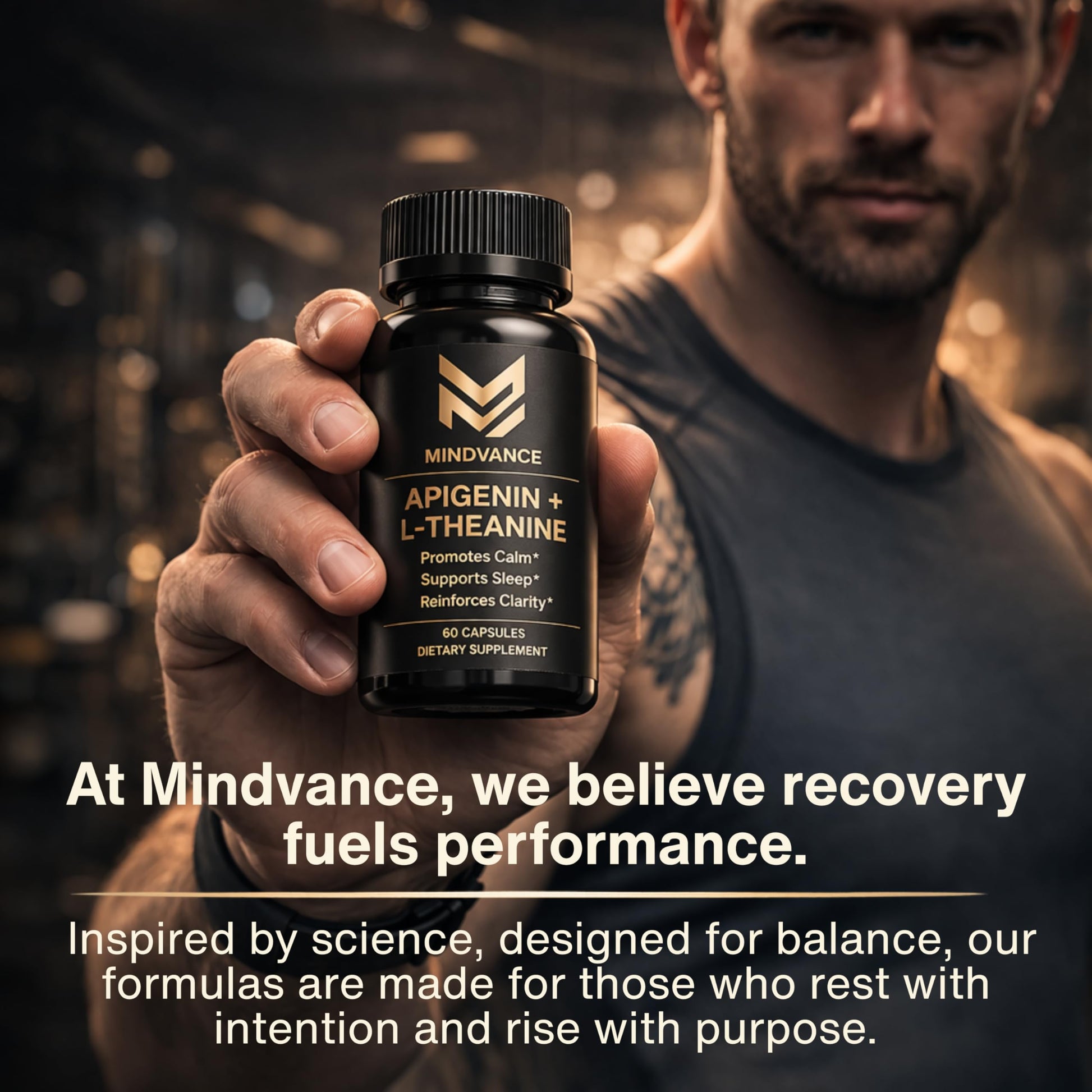 Mindvance Apigenin 100mg with L-Theanine 200mg Supplement Capsules for Sleep Support, Relaxation, Clarity & Calm | Melatonin Free | 60 Vegan Capsules Mindvance buy supplements canada