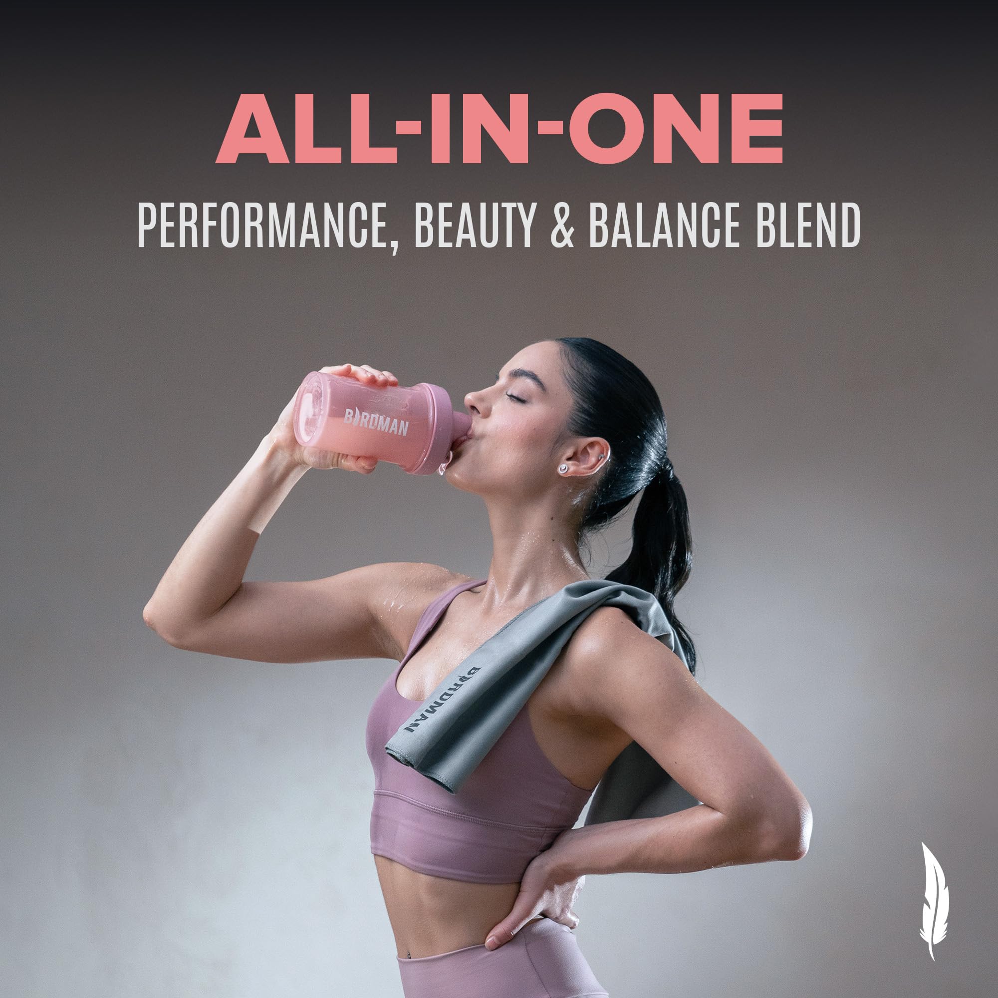 BIRDMAN Creatine for Women | Creatine Monohydrate Powder with Myo & D-Chiro Inositol, Hyaluronic Acid, Zinc, Electrolytes and Vitamins | Sugar Free, Pink Lemonade | 30 Servings BIRDMAN buy supplements canada