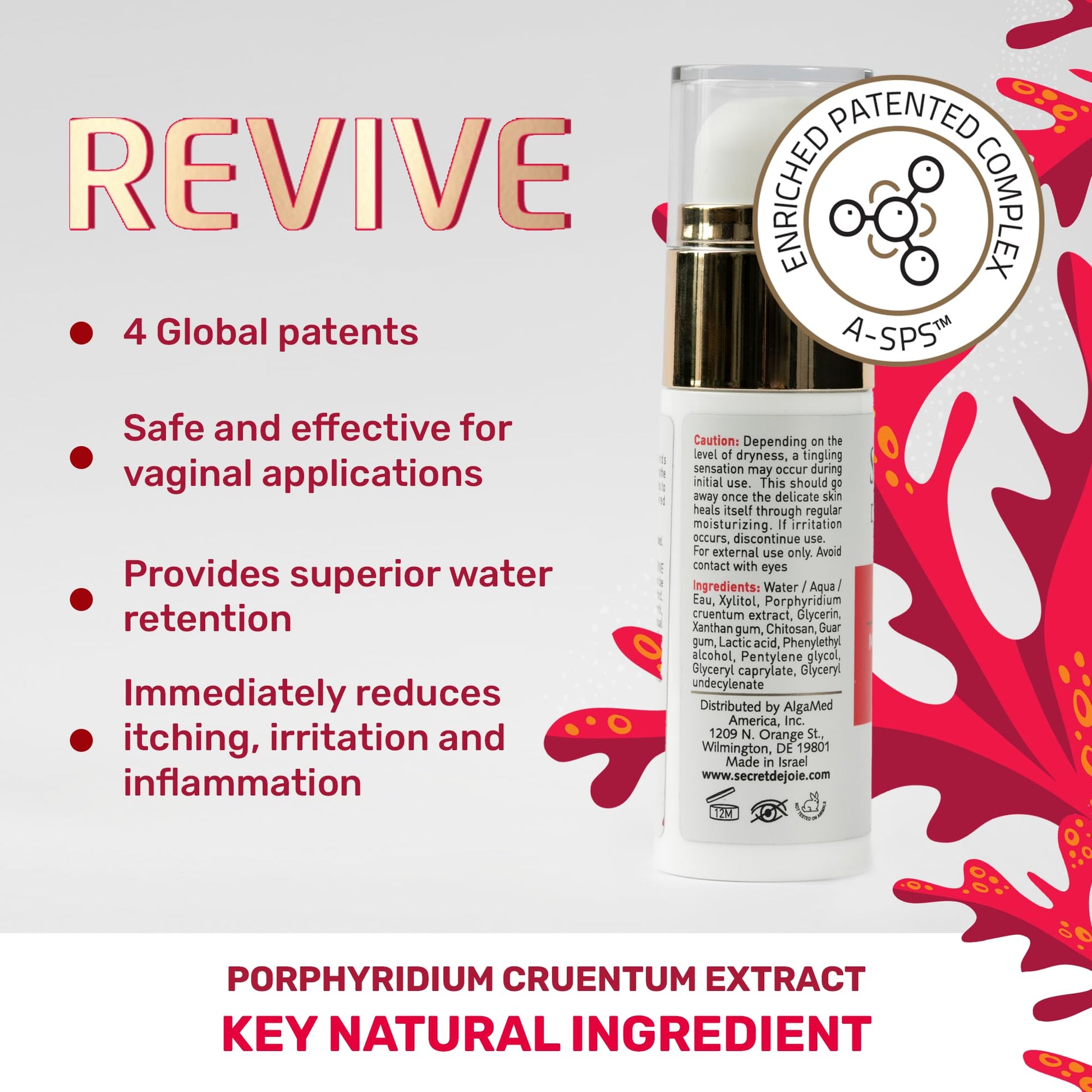 SECRET DE JOIE REVIVE Vaginal Moisturizer for Women - Long-Lasting Dryness & Discomfort Relief SECRET DE JOIE buy supplements canada